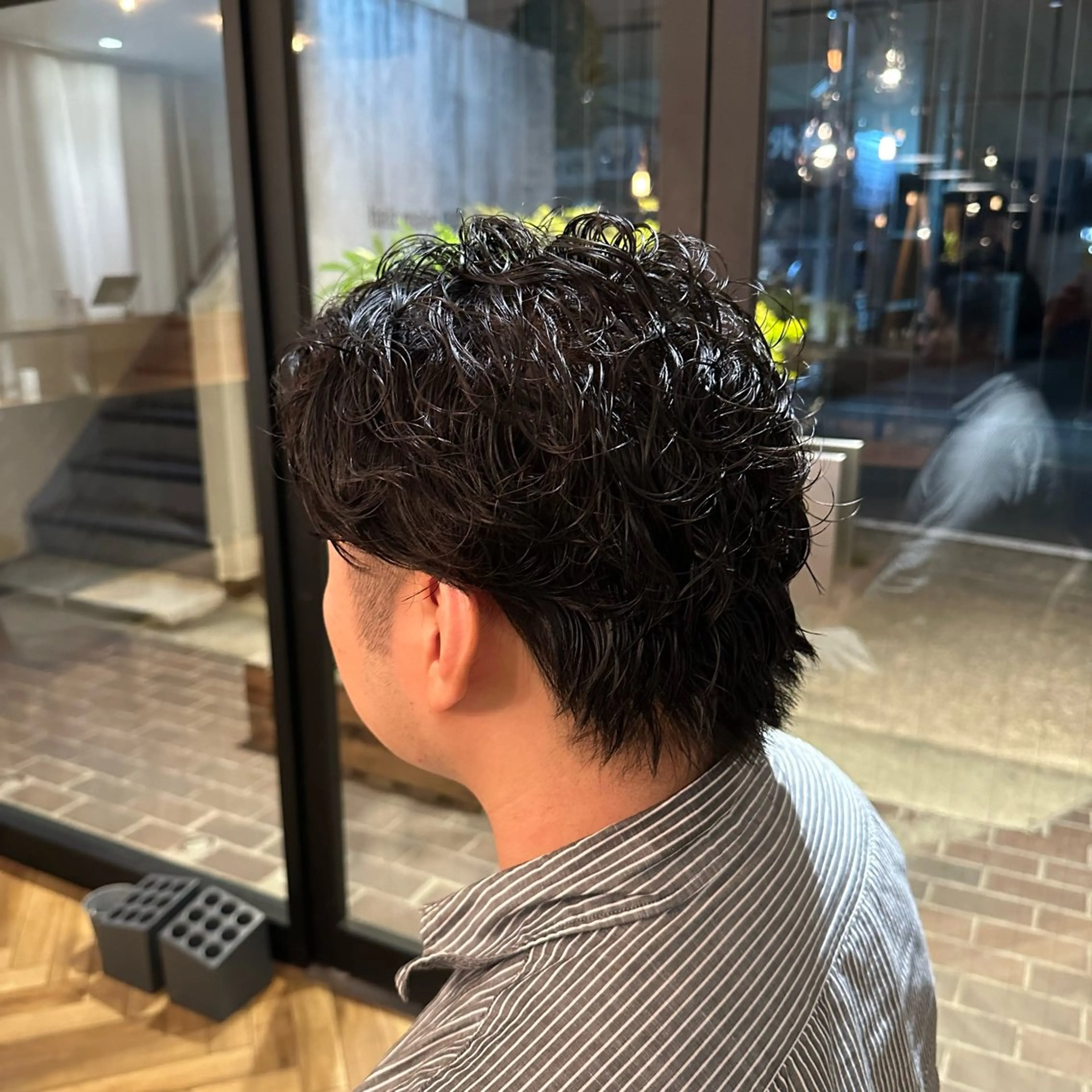 パーマ ヘアアレンジ メンズ メンズパーマ 飯島 美海のヘアスタイル