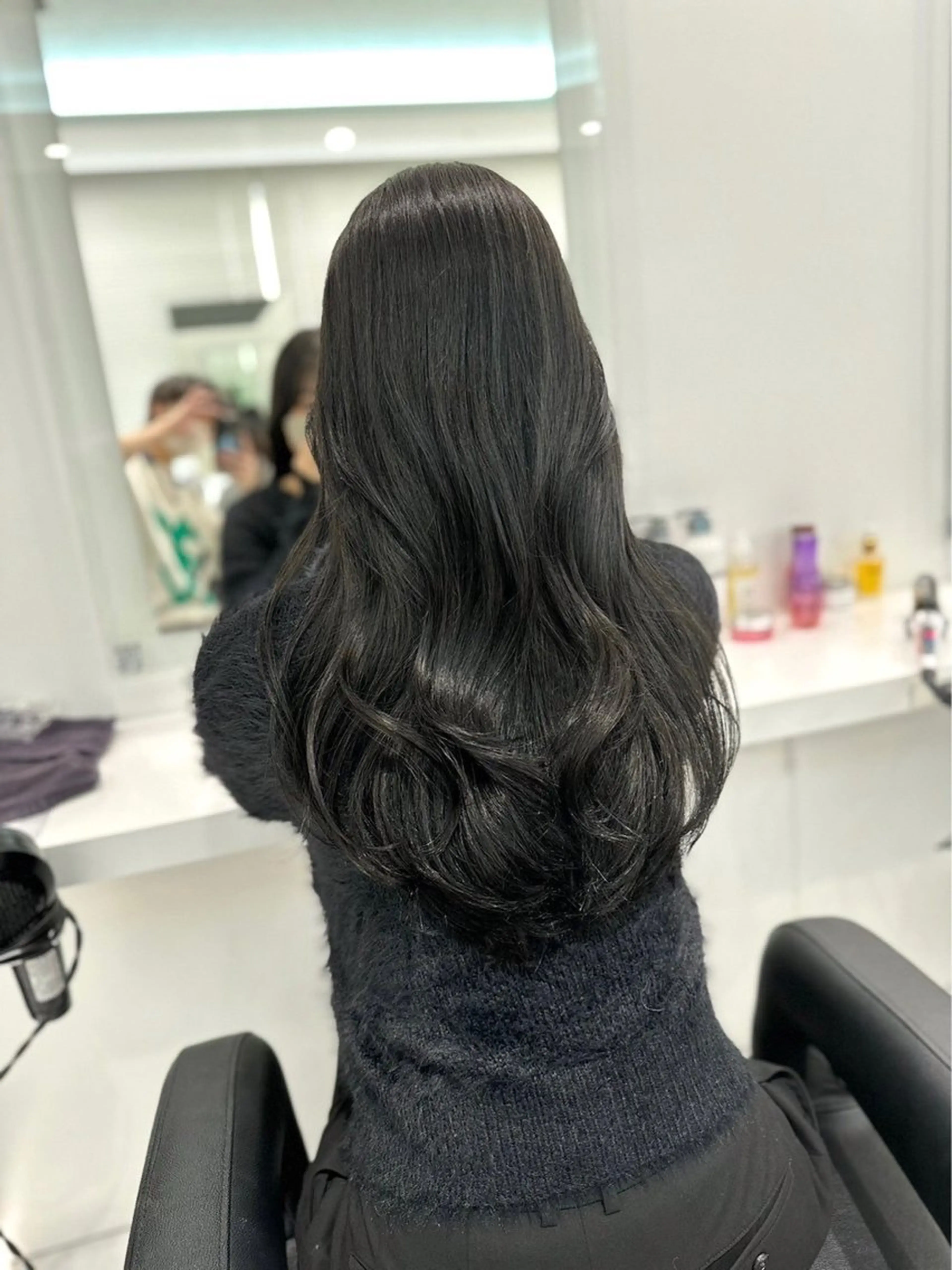 カラー ヘアカラー トリートメント 韓国風hair🖤 Maria🖤のヘアスタイル