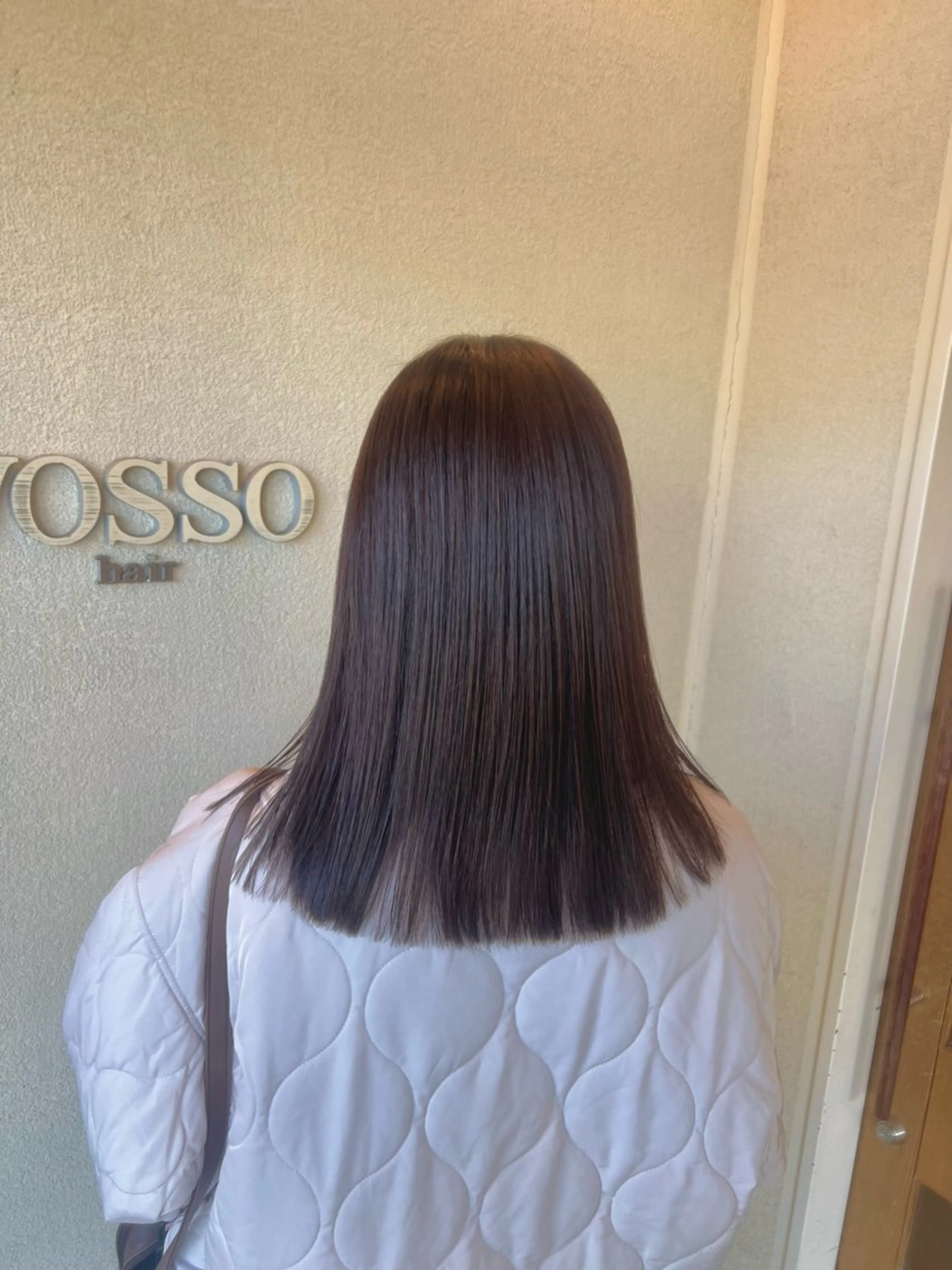 セミロング カラー 透明感カラー カット ヘアカラー VOSSO所属・スパニスト/吉澤 大和のヘアスタイル