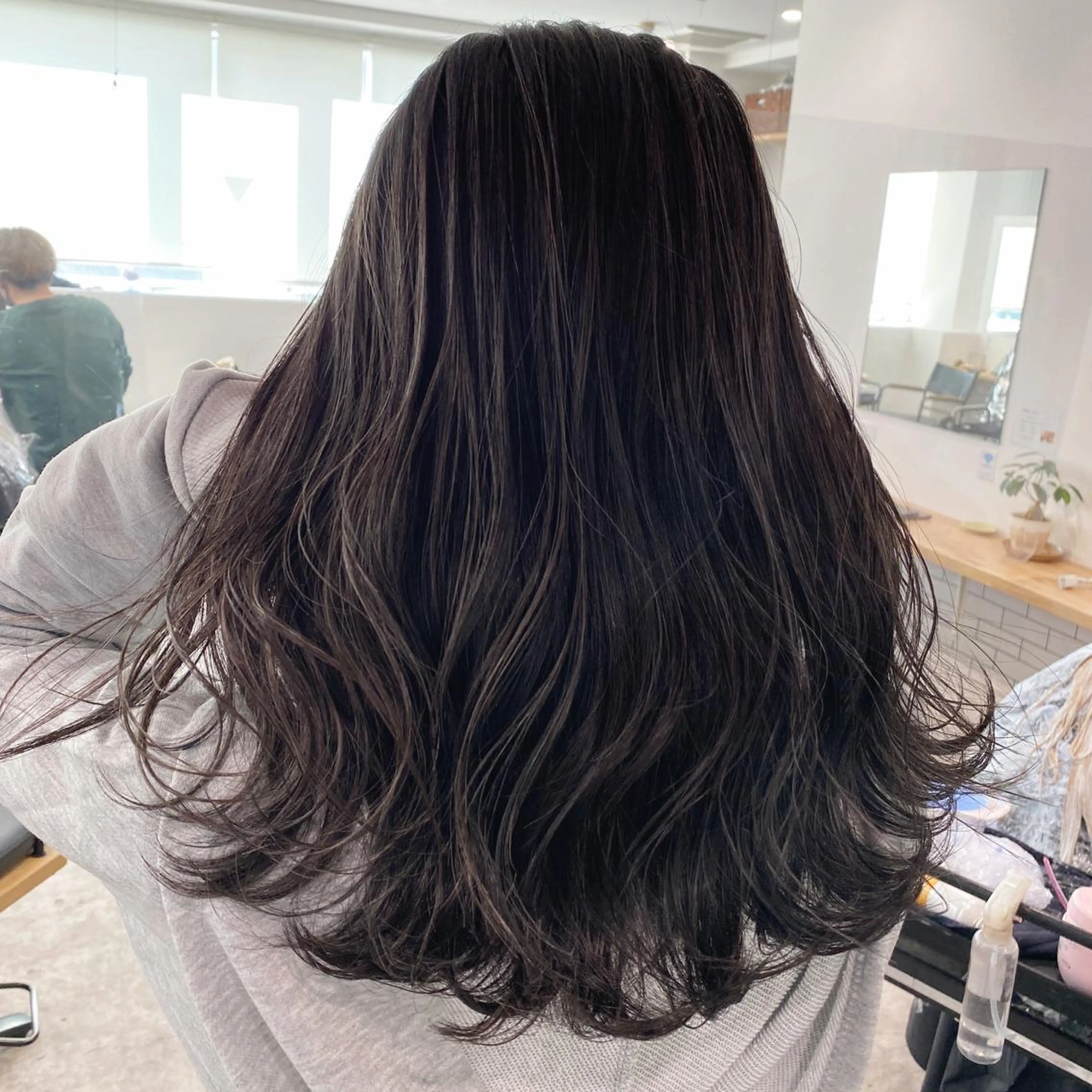 ミディアム カラー ハイライトカラー ハイライト ヘアカラー トリートメント JIL BLAN 京都のヘアスタイル