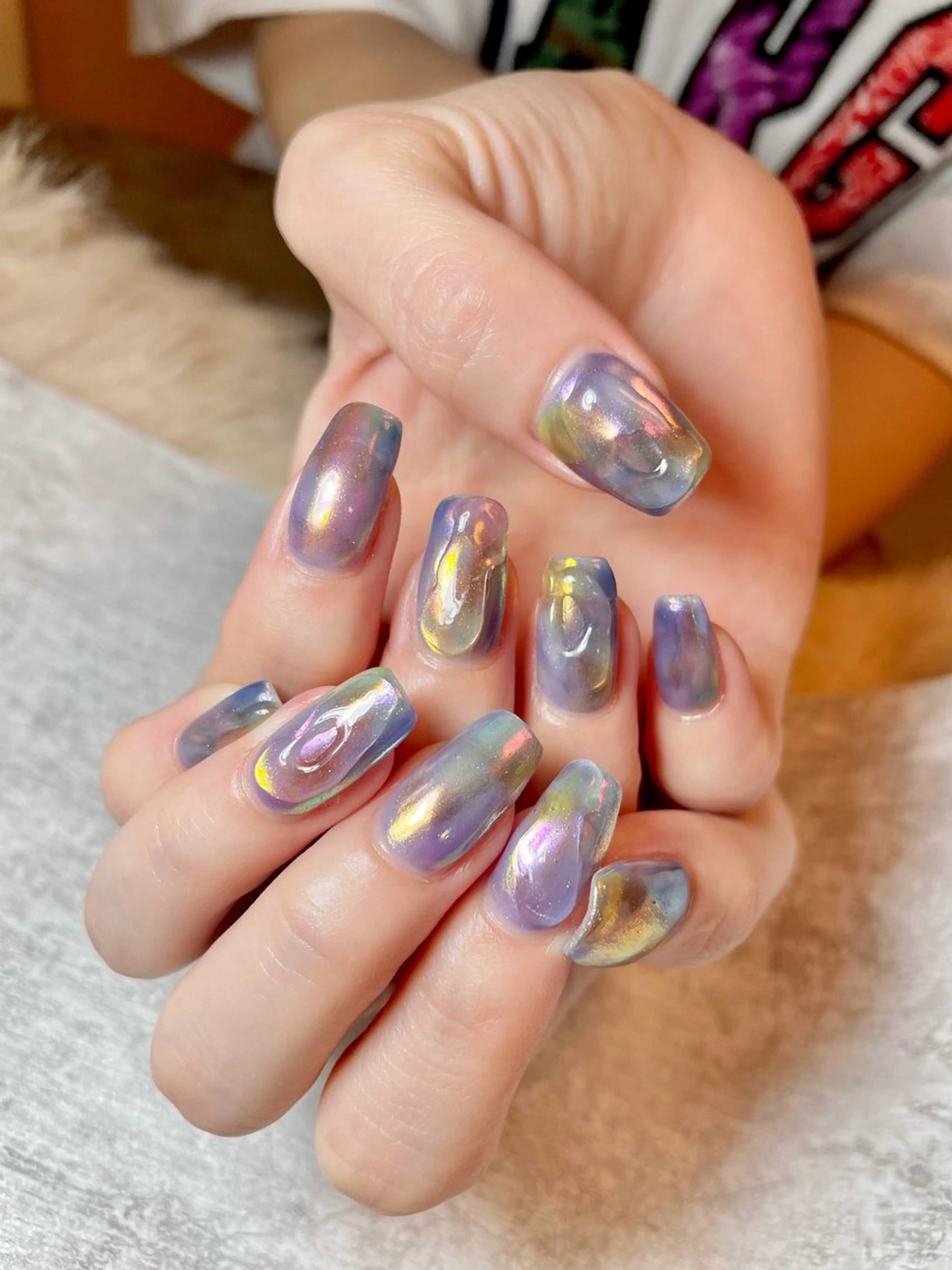 ネイル アートネイル クリアネイル 持ち込み ニュアンスネイル ぷっくりネイル BEAUTY GARDEN 【nail salon unseul】所属・nana .のネイルデザイン