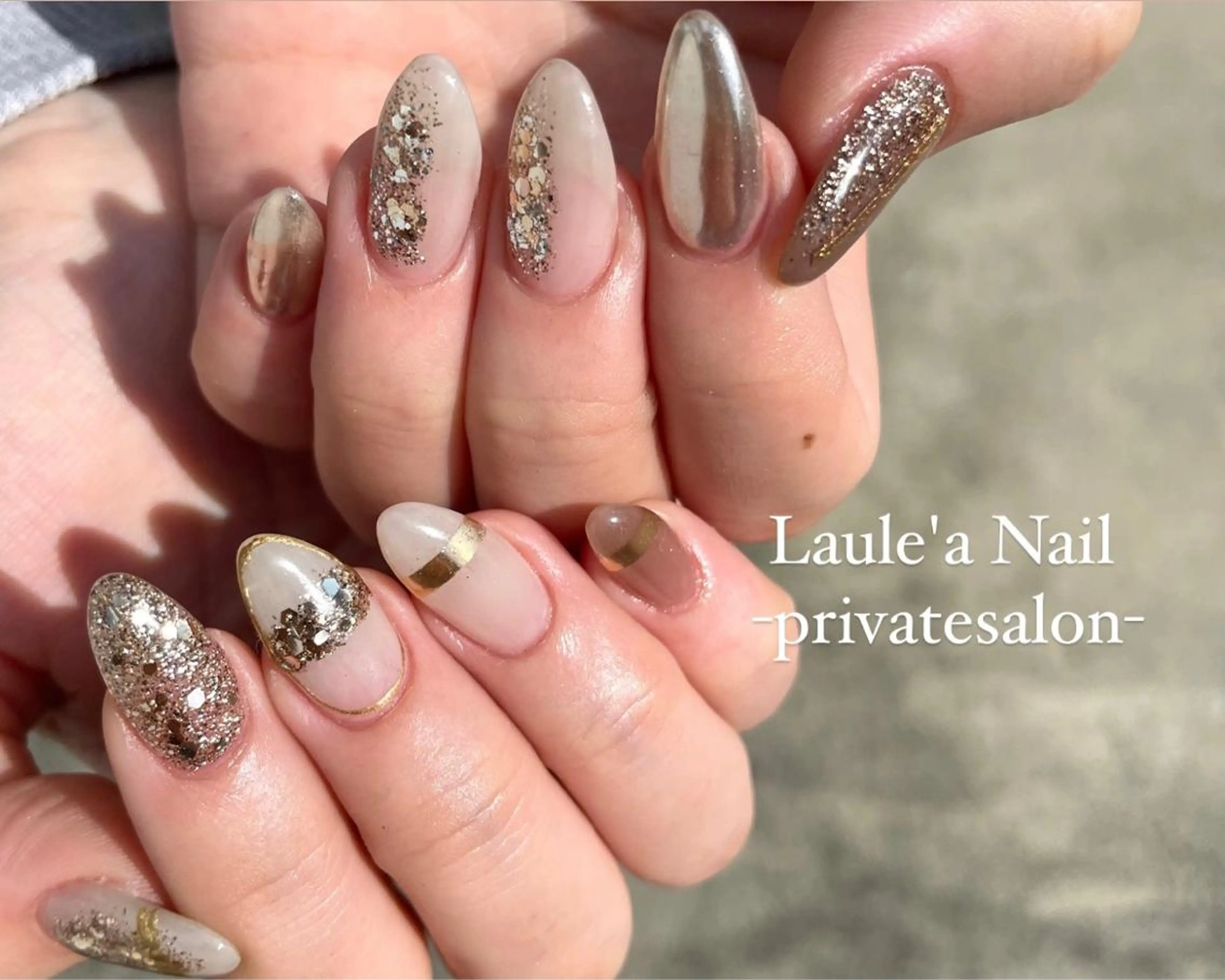 ミディアム ReAnc所属・💎ReAnc💎 （Laule'a ）のネイルデザイン