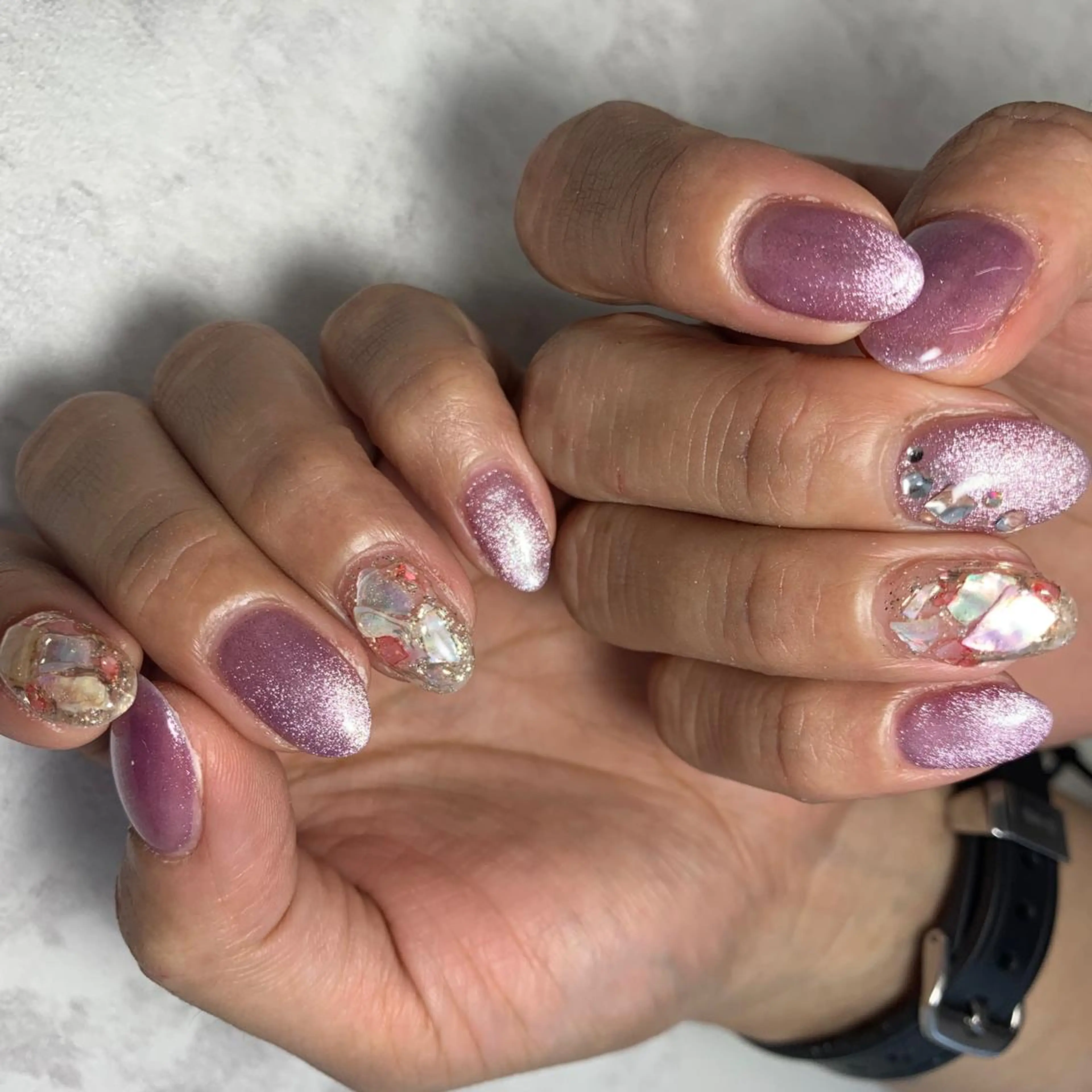 ネイル マグネットネイル Li aile eye&nailのネイルデザイン