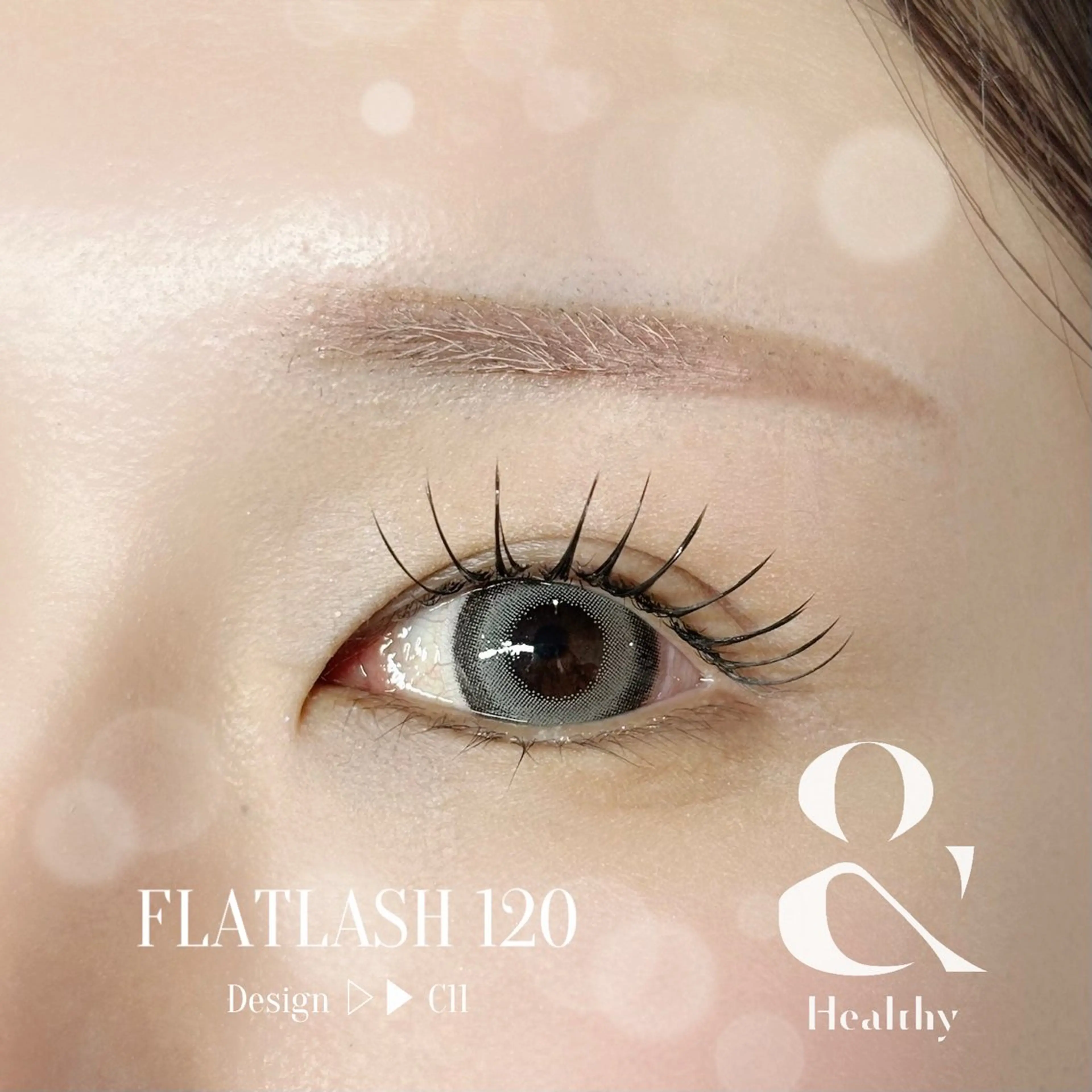 &Healthy LEDフラットラッシュ120本🌙(アイシャンプー付き)の写真