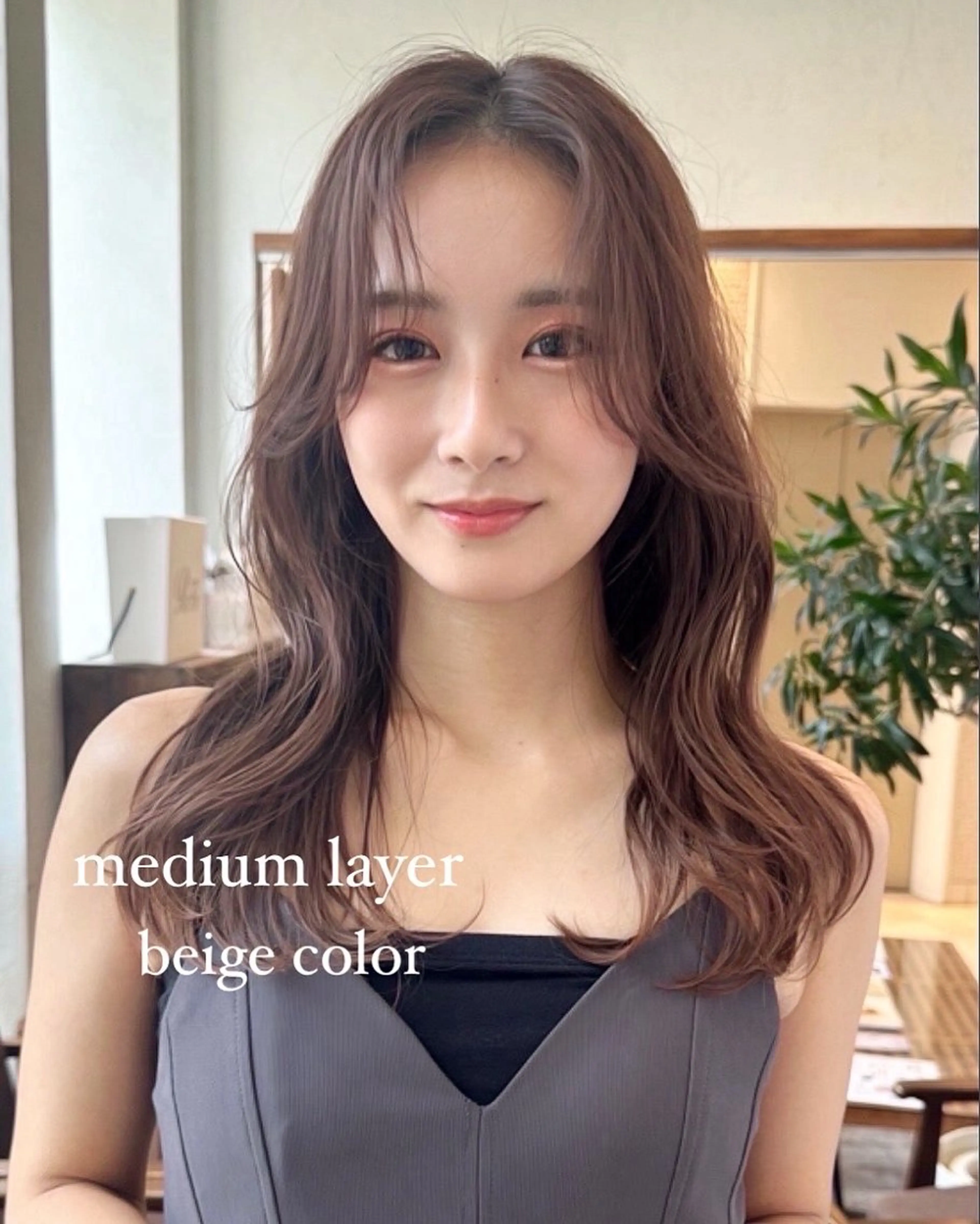 ミディアム Aura所属・丸山 心 / 艶カラーのヘアスタイル