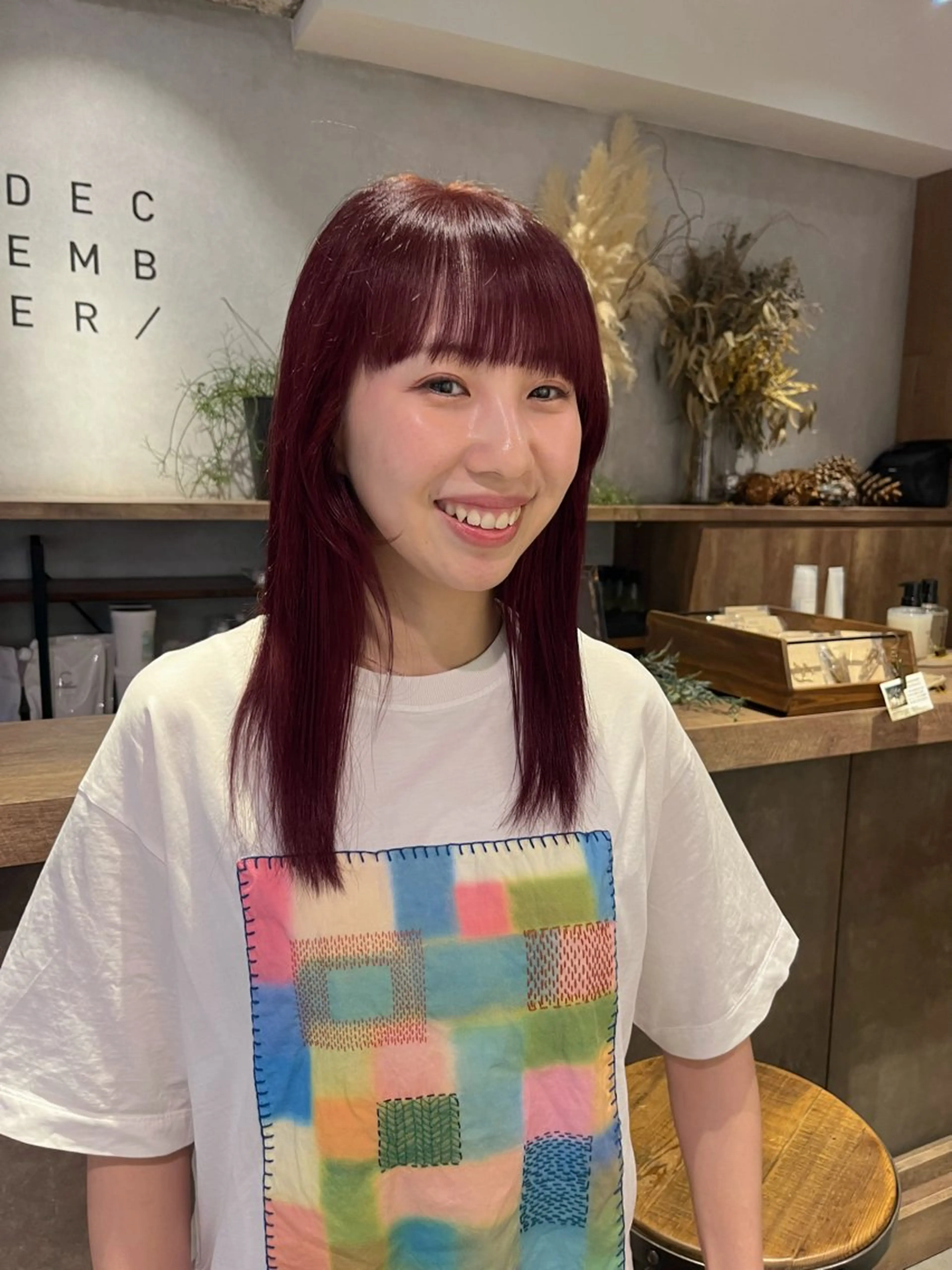 カラー ブリーチ ダブルカラー ラベンダーカラー ブリーチなしカラー ヘアカラー トリートメント 🍒暖色カラー🍒 ueno aiのヘアスタイル