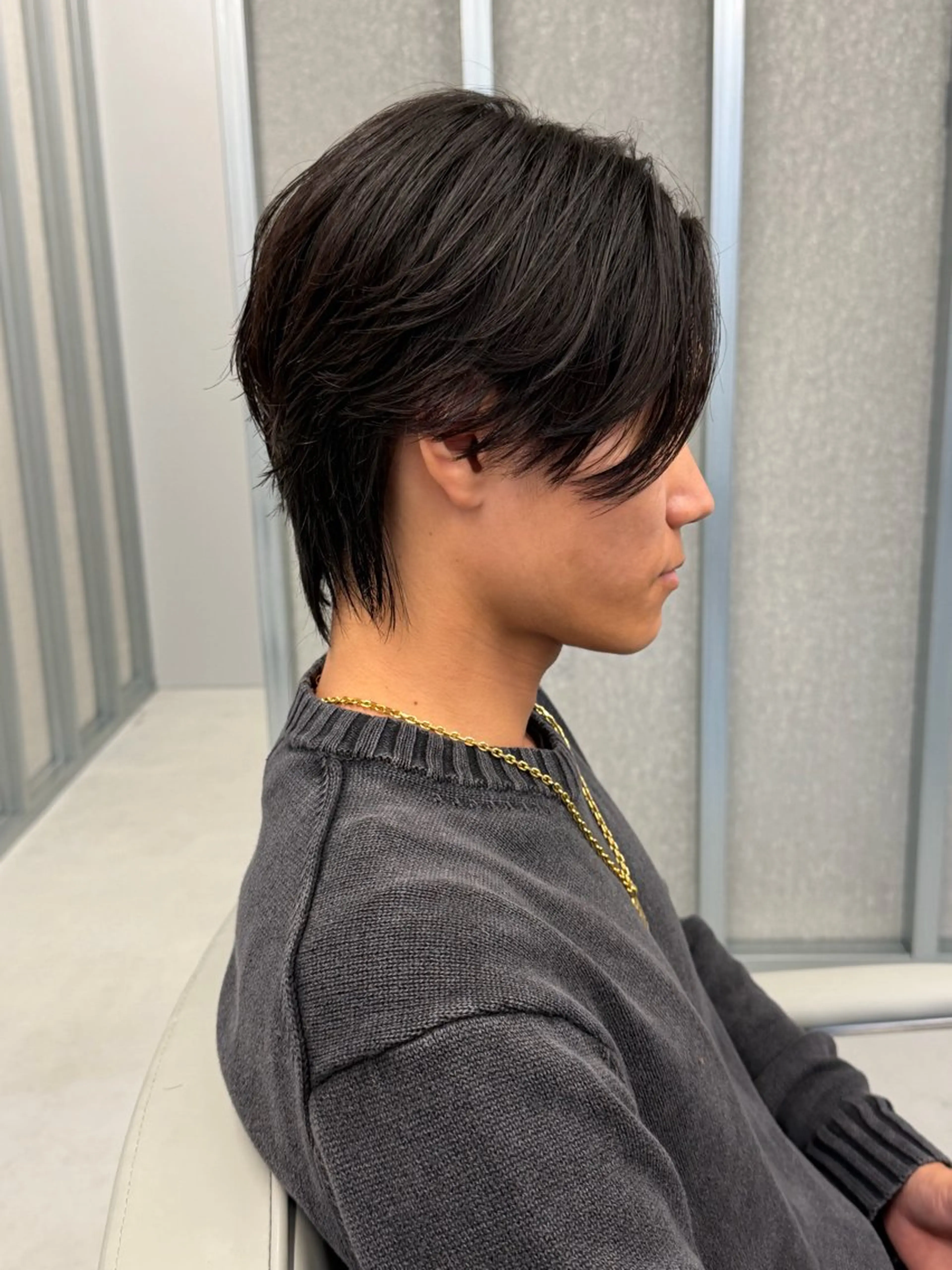 ミディアム パーマ メンズ カット パーマ 🎧メンズパーマ特化 /RUI🎧のヘアスタイル