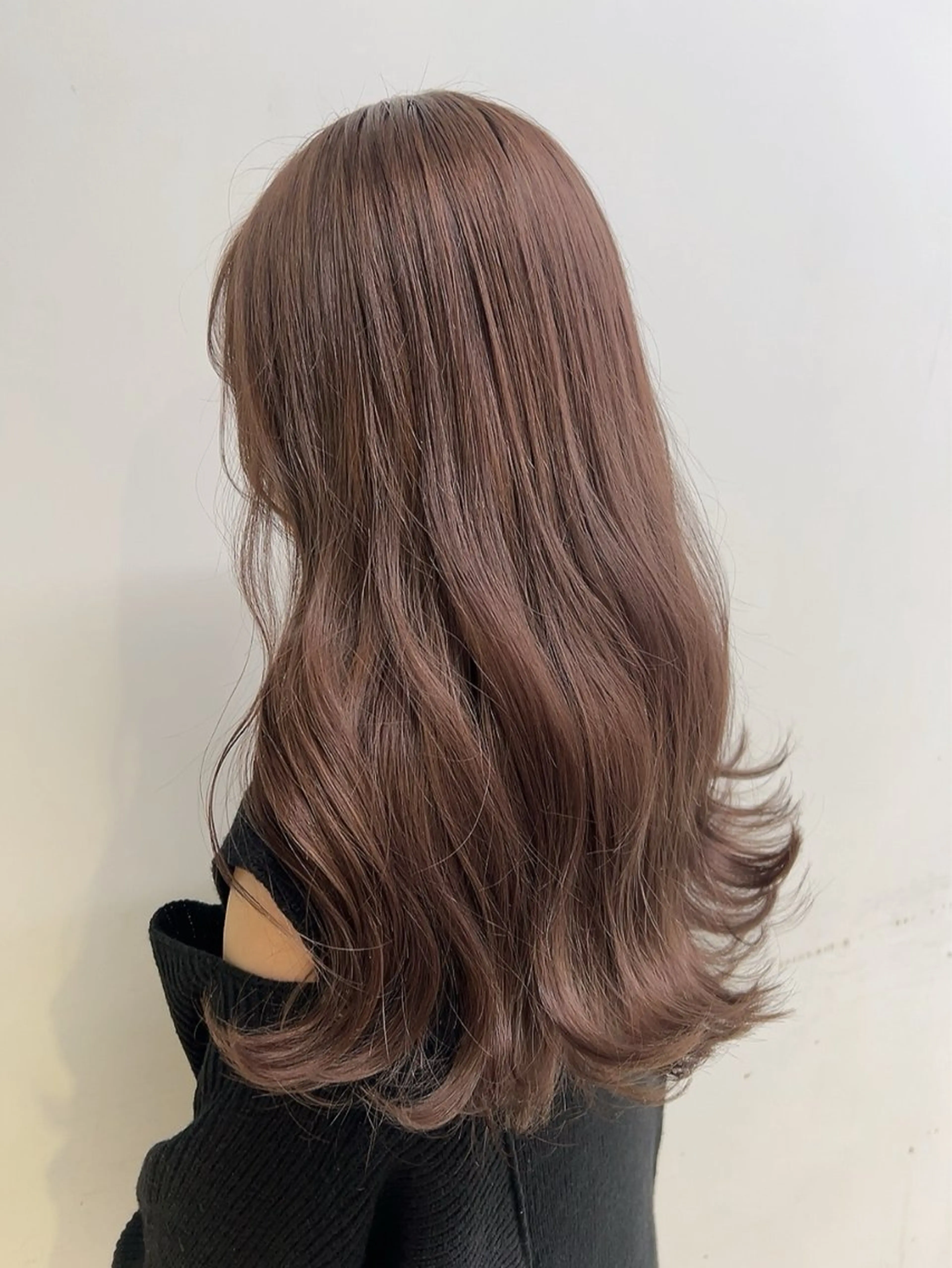 ミディアム カラー ヘアカラー トリートメント ヘッドスパ 🥞ベージュ系カラー 【すずきりほ】🥞のヘアスタイル