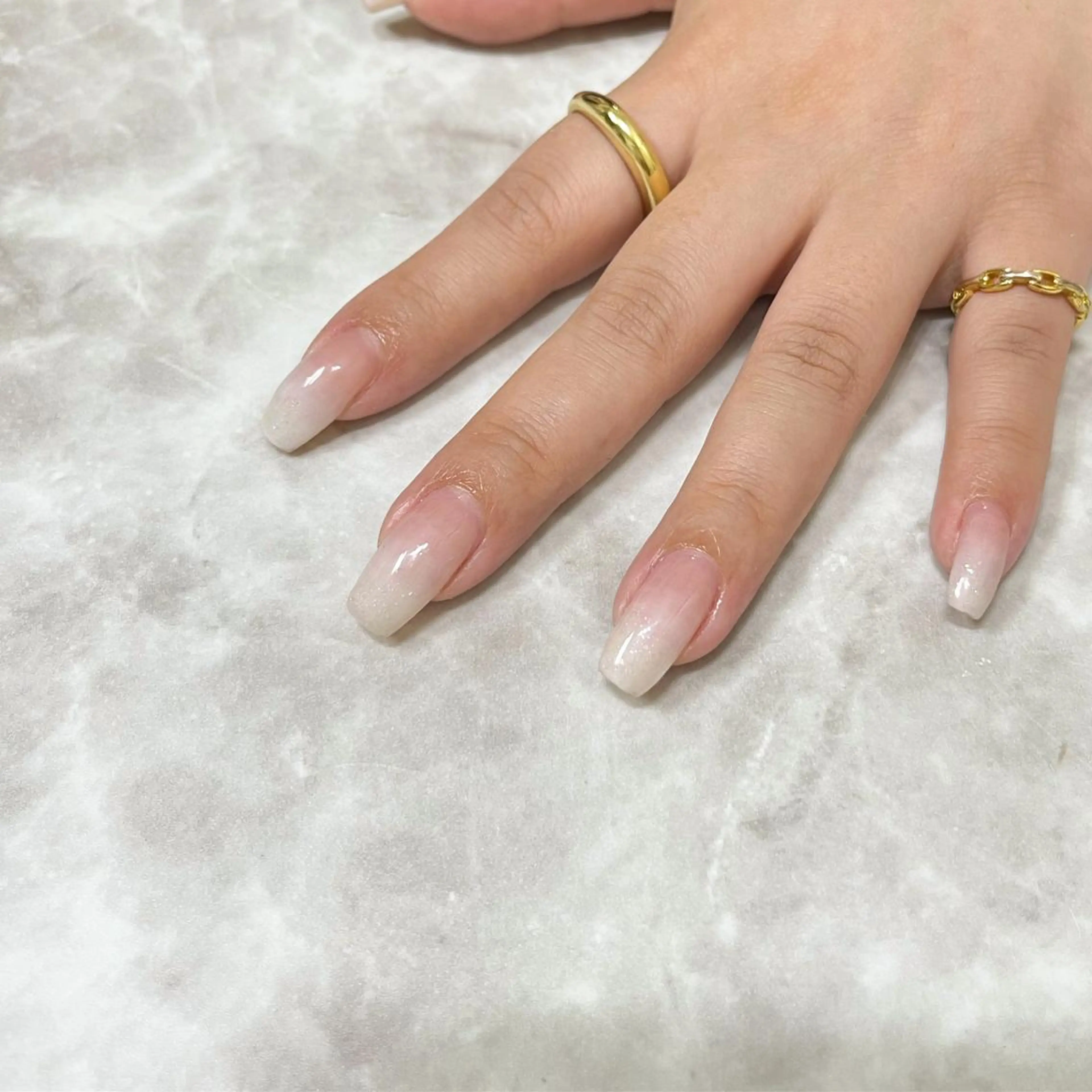 ネイル グラデーション ラメ(グリッター) Jasmine NAILのネイルデザイン