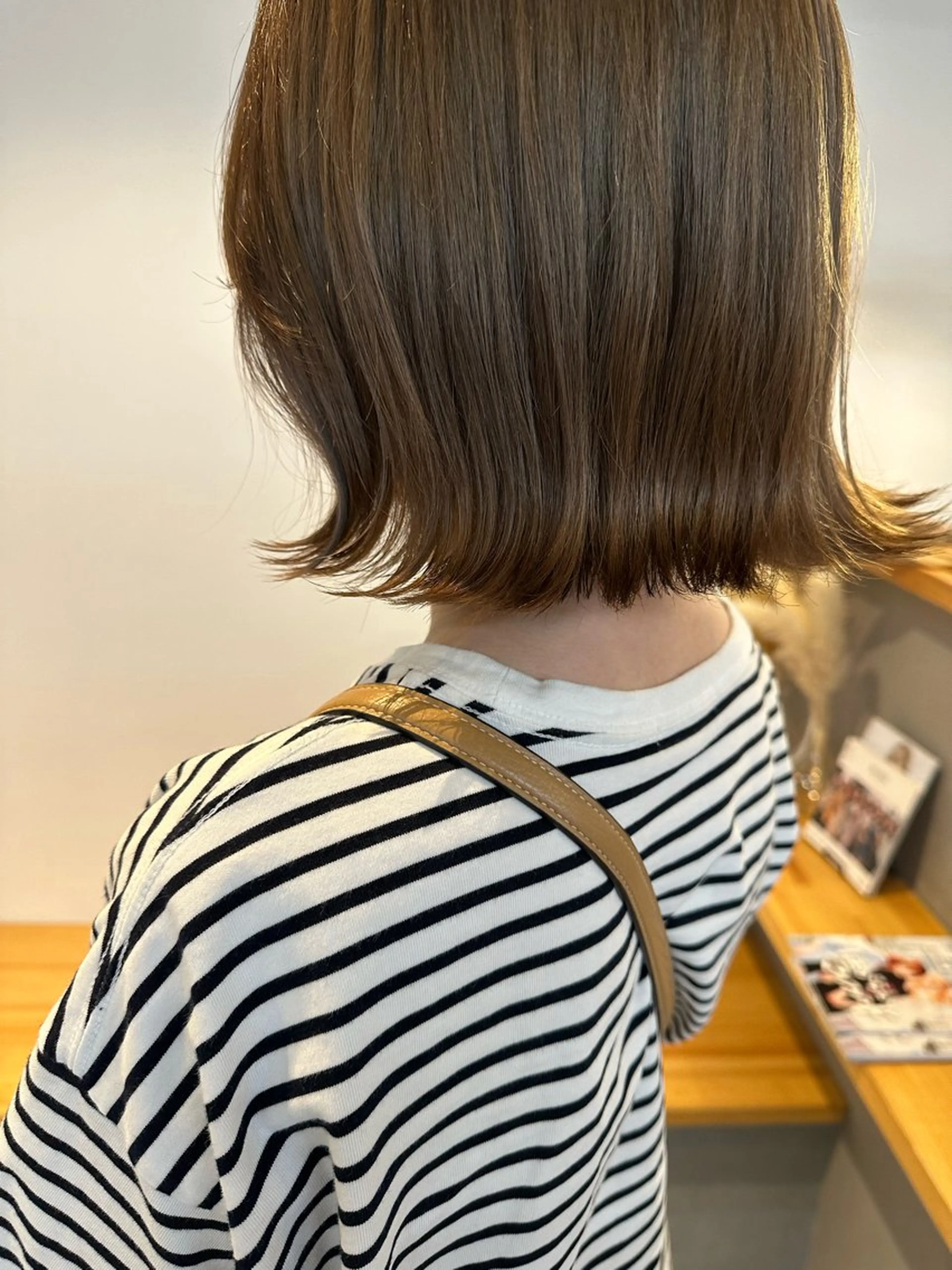 ミディアム カラー yuika .のヘアスタイル