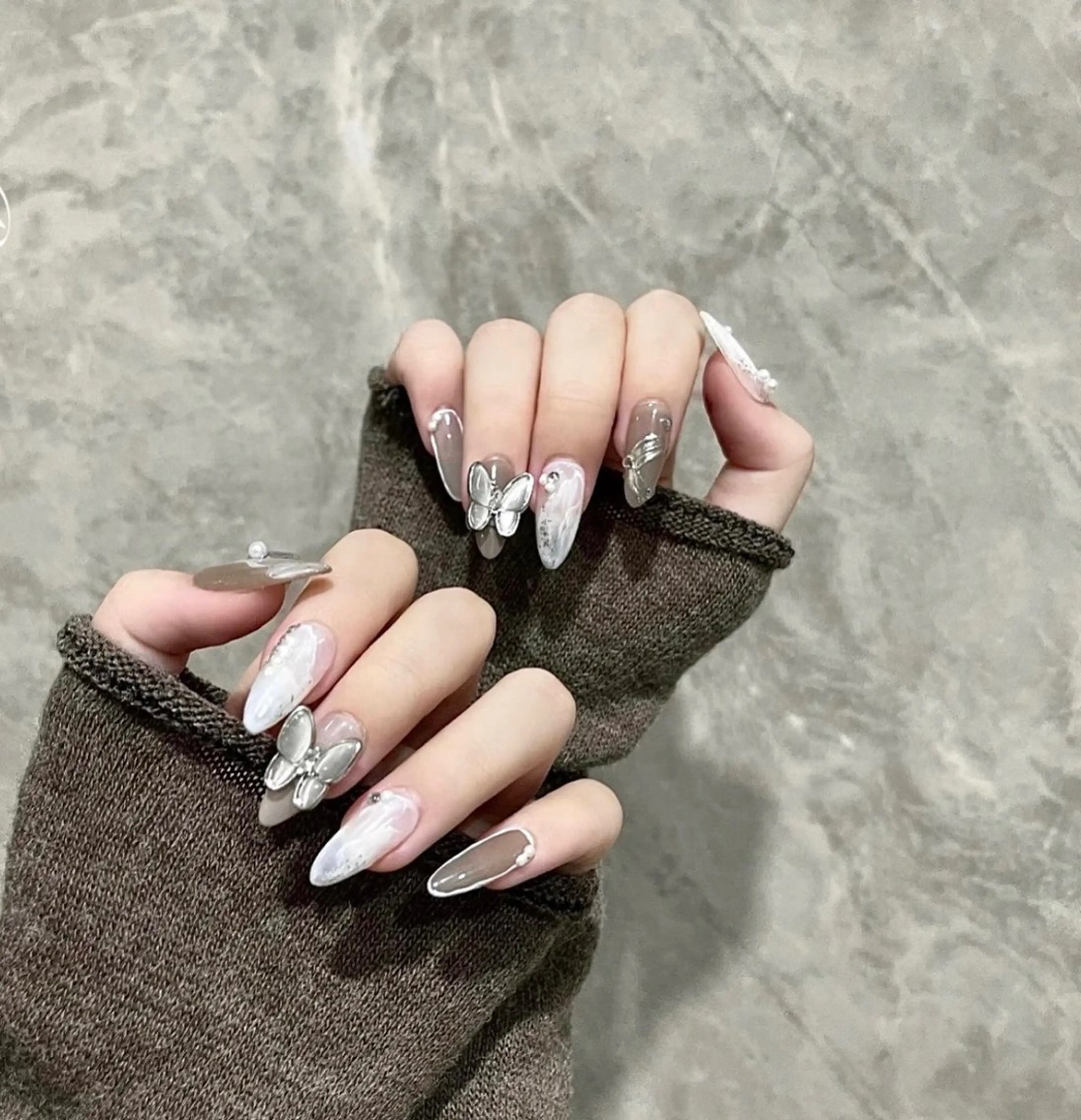 ネイル ハンドネイル ハンドケア 🍑 momo_nailのネイルデザイン