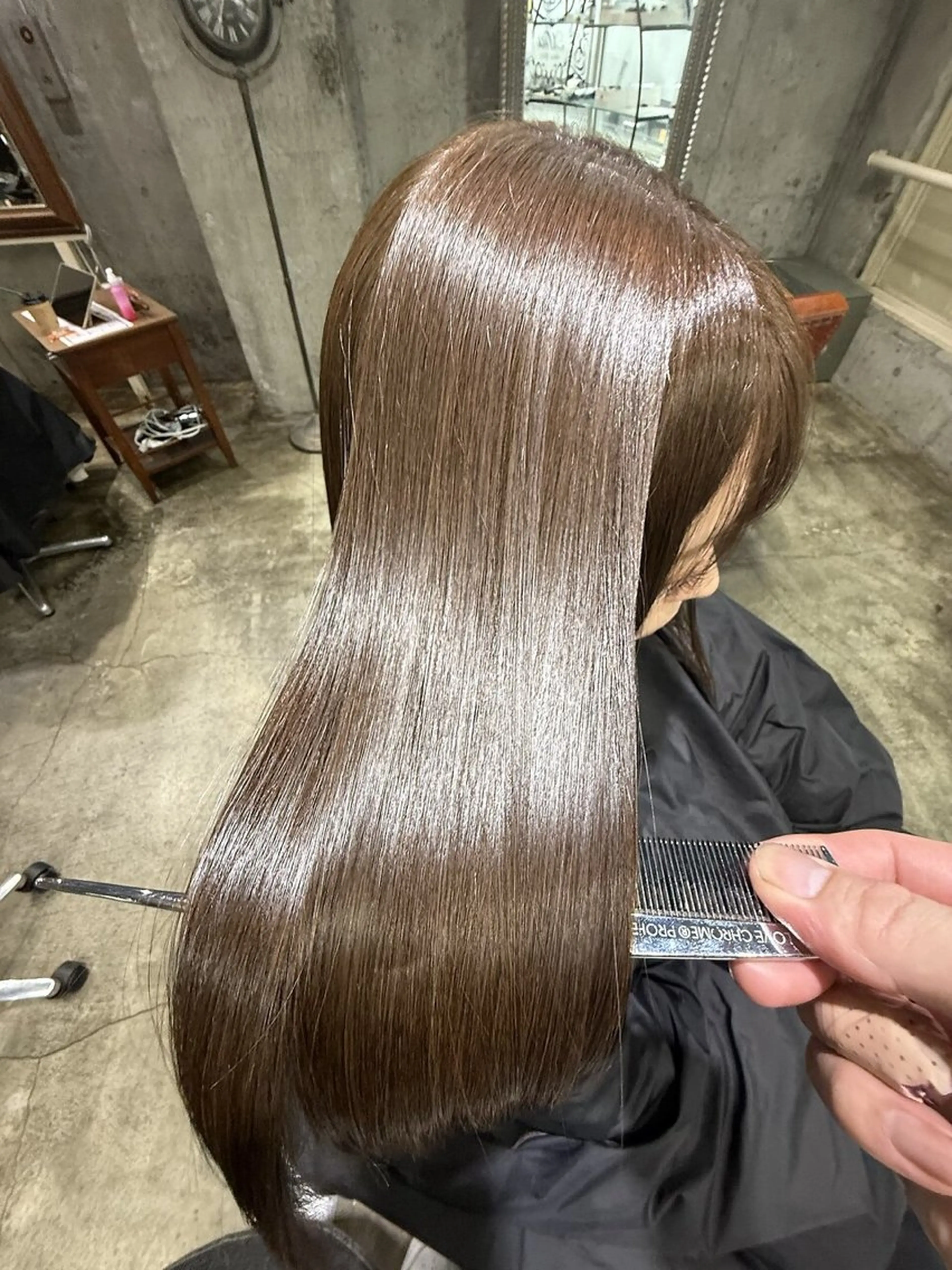 【✨ダメージレス✨】ダメージを抑えながらイルミナカラーで透明感カラー🩷🩷の写真