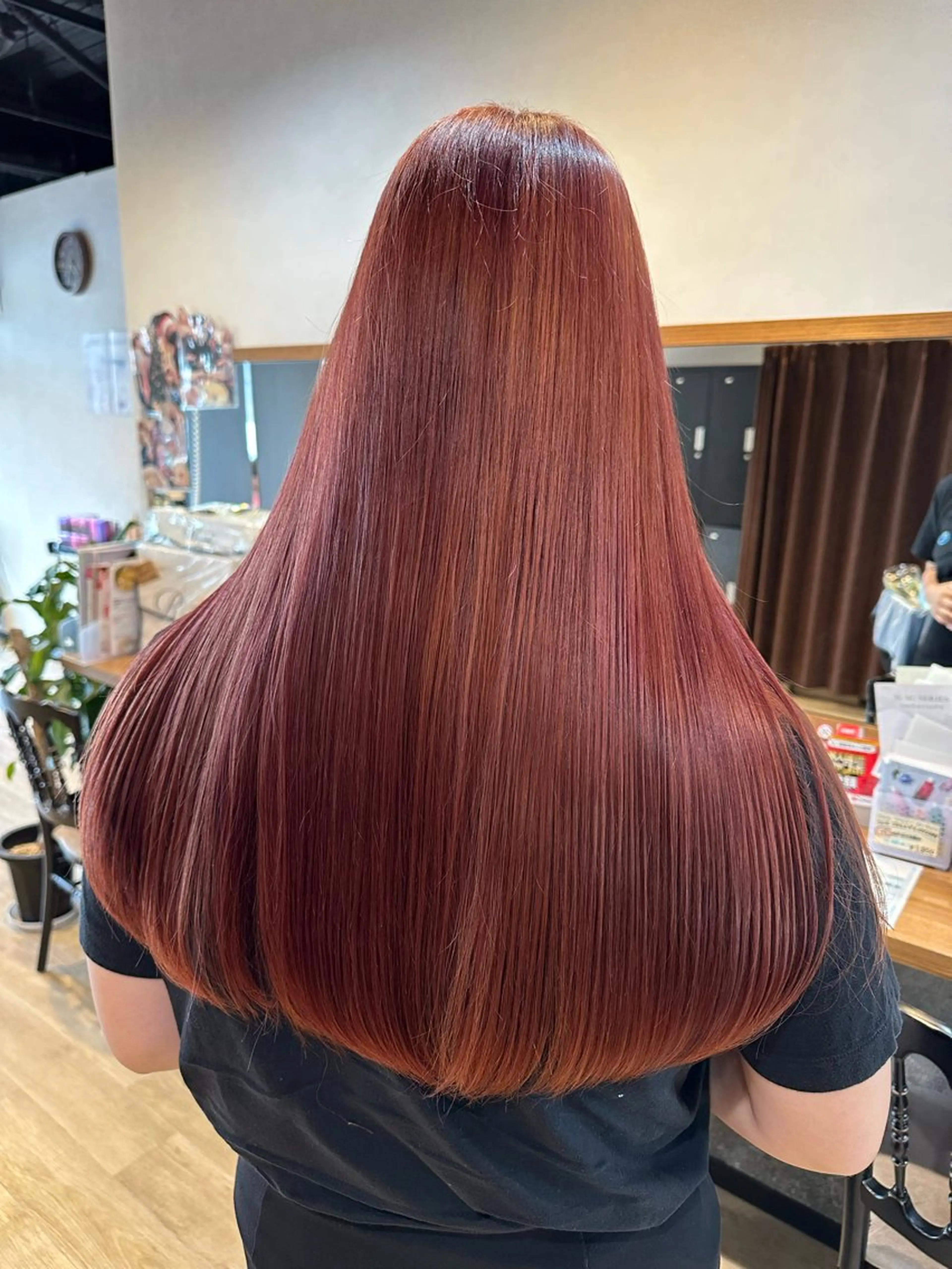 ロング カラー カット ヘアカラー トリートメント 髪質改善&ストレート ‪✂︎‬鈴木青樹のヘアスタイル