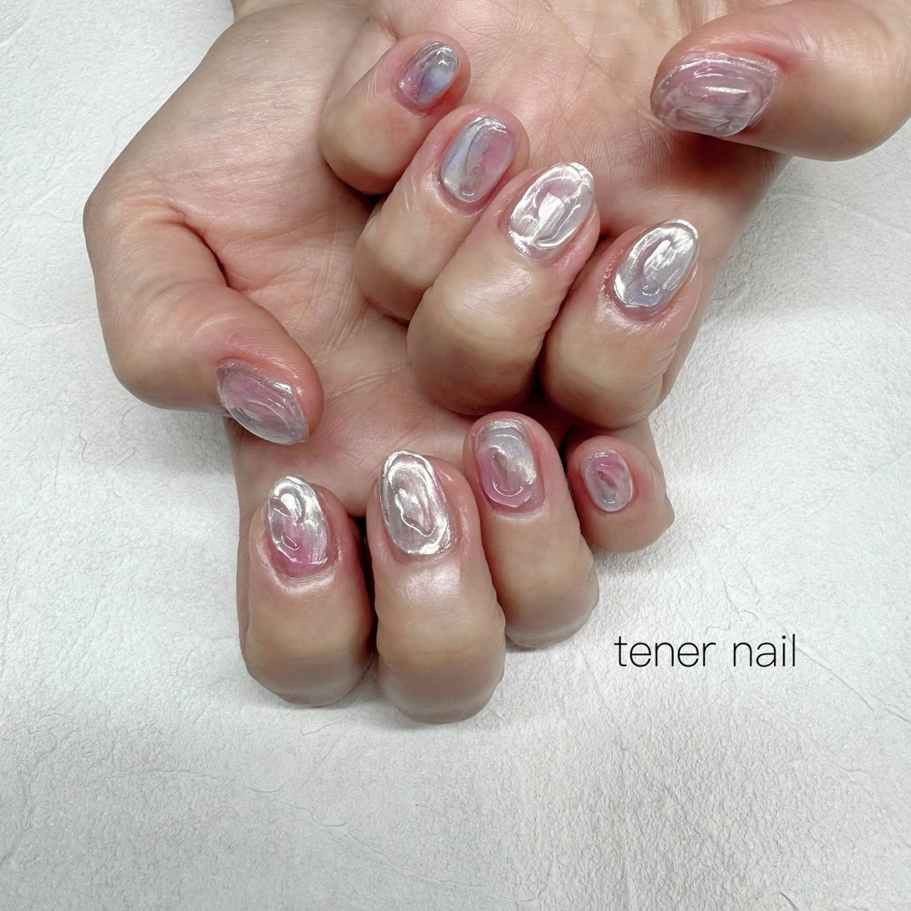 ネイル ニュアンスネイル ぷっくりネイル ハンドネイル tener  nail  テネルネイル所属・テネルネイル tener nailのネイルデザイン