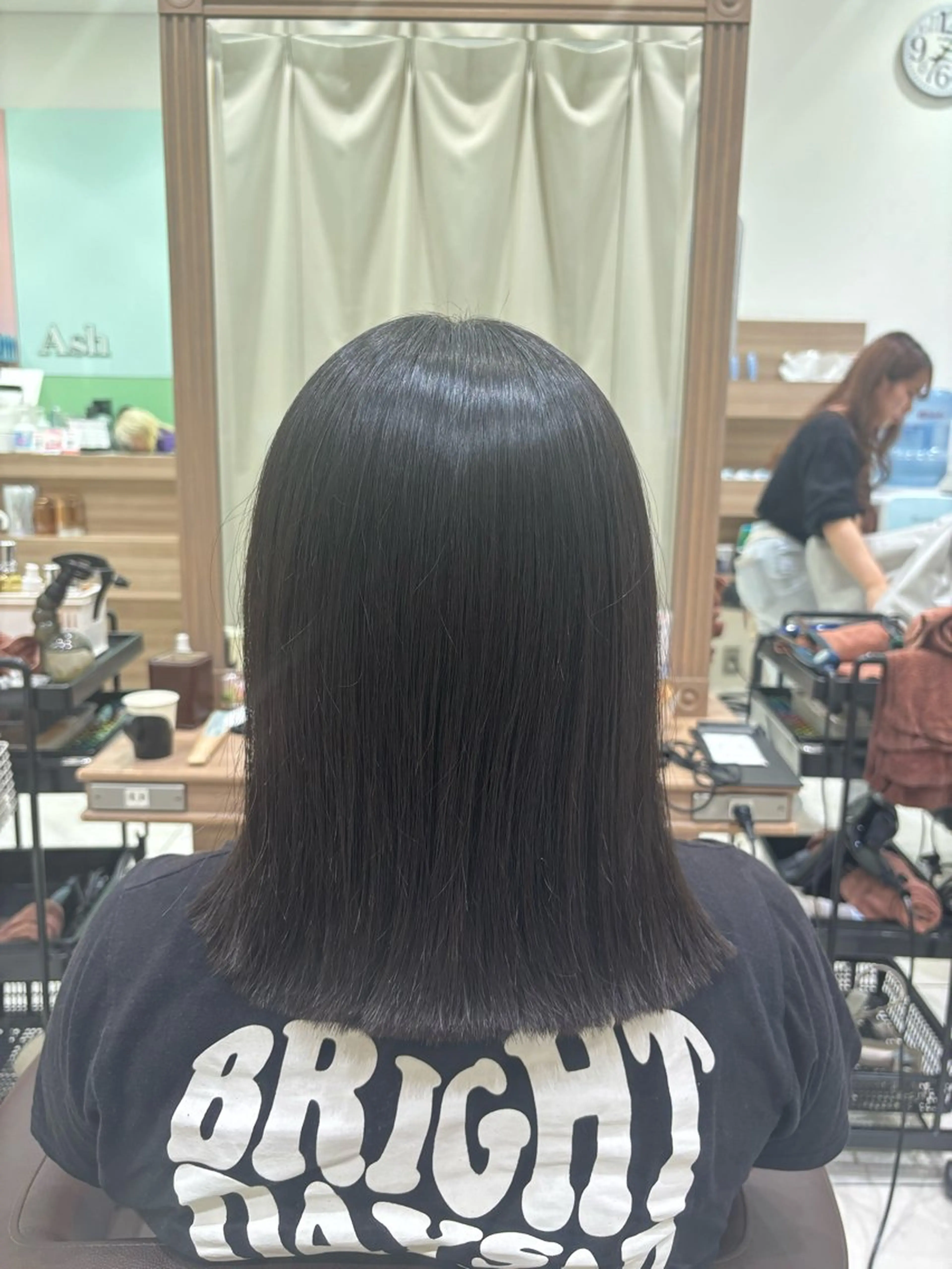 ミディアム 縮毛矯正 カット 縮毛矯正 鈴木かのん /ミニモ限定クーポンのヘアスタイル