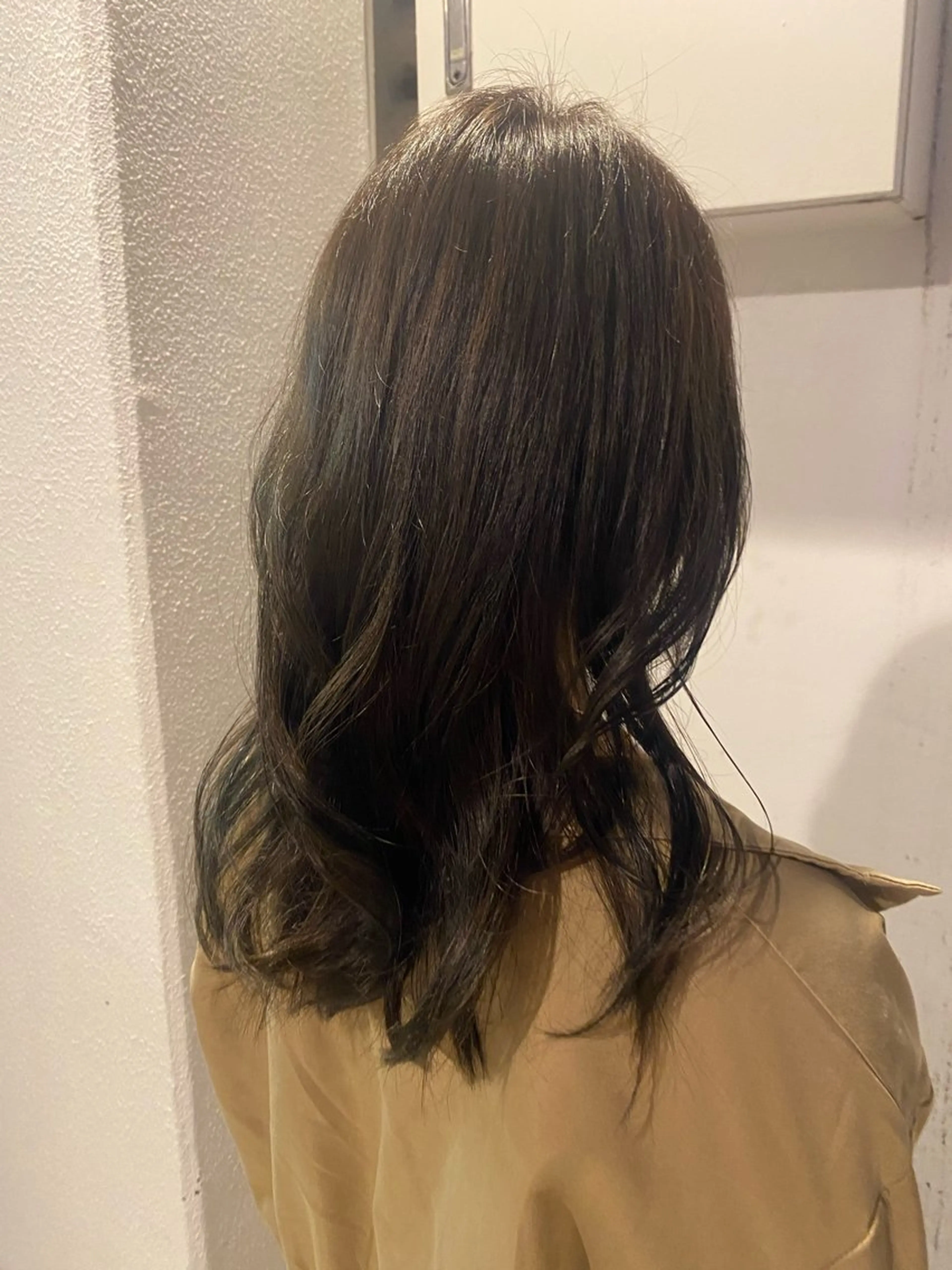 カラー グレージュ カット ヘアカラー トリートメント ヒガシ サヨのヘアスタイル