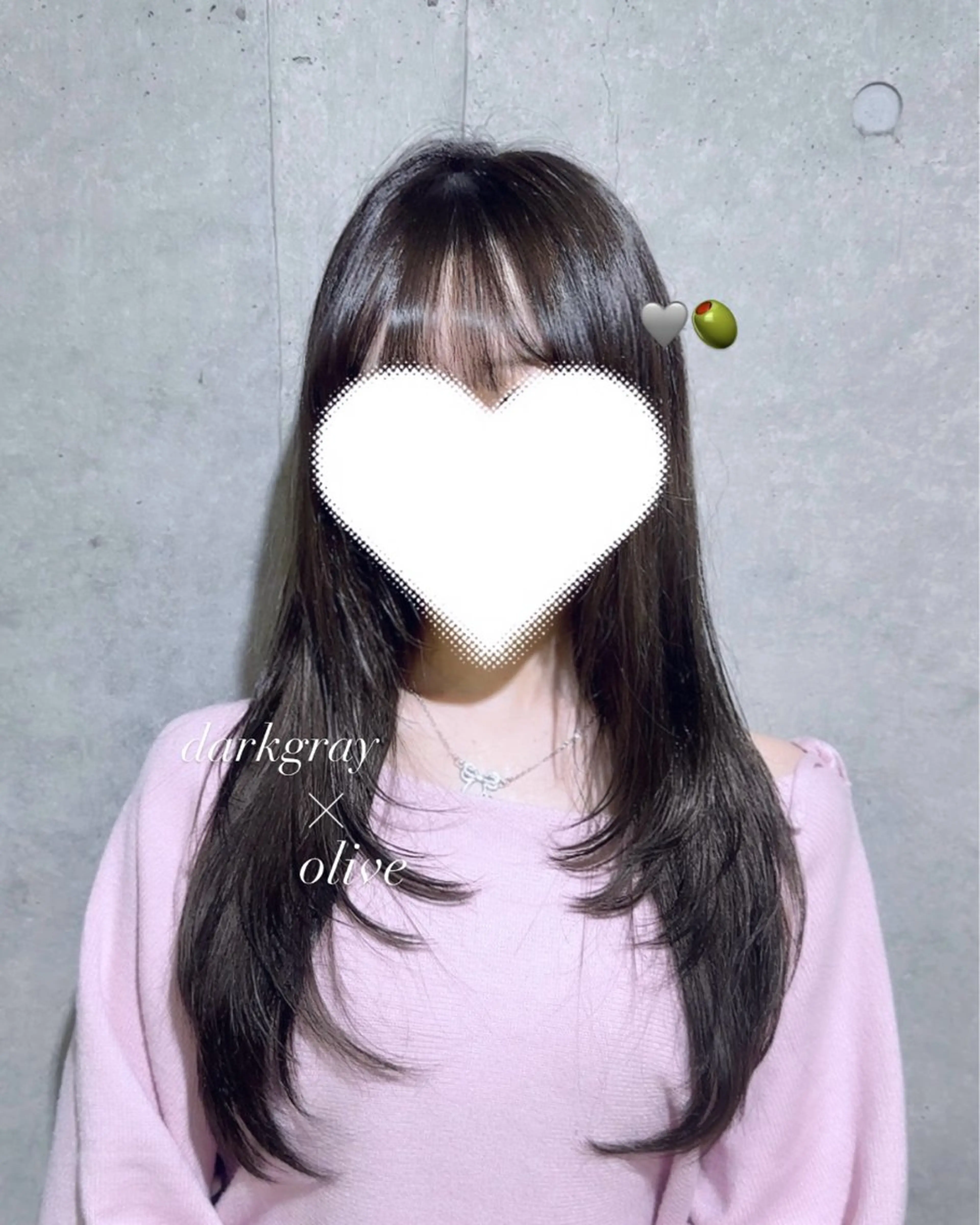 カラー ヘアカラー 韓国風/透明感 🎀𝑹𝒖𝒌𝒂のヘアスタイル