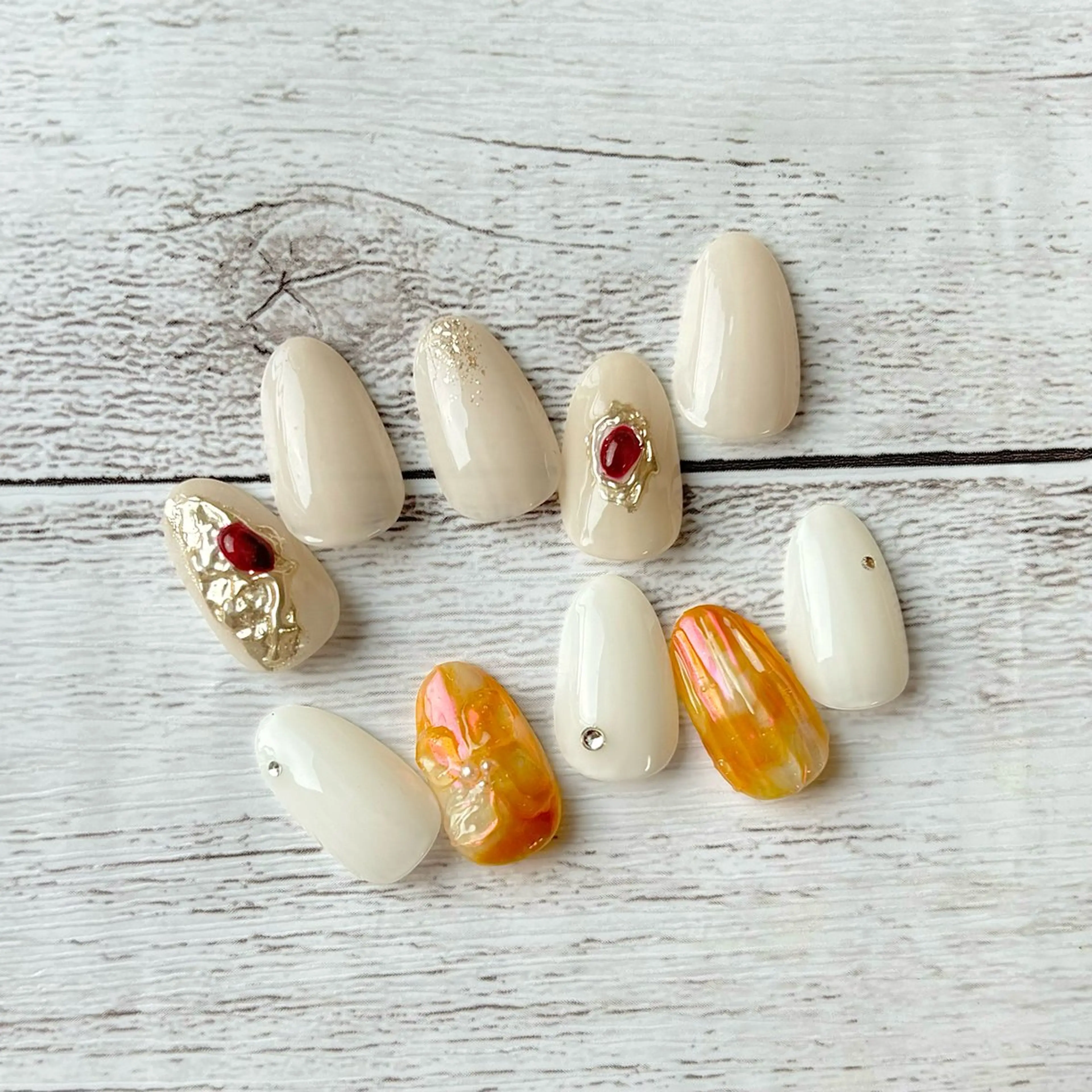 ネイル ハンドネイル Nailsalon BLOOM🌷 山崎のネイルデザイン