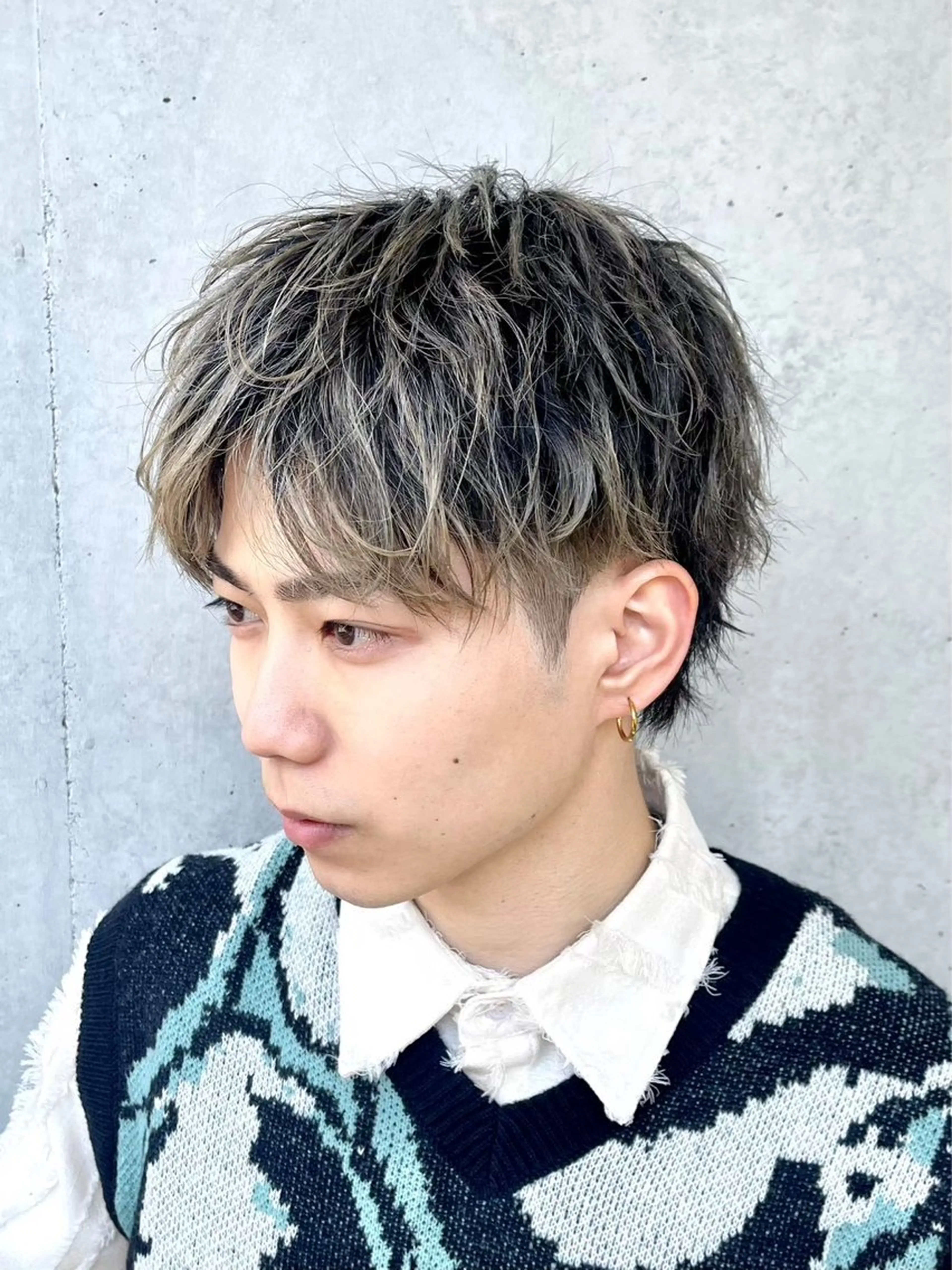 パーマ メンズ 鈴木 美璃のヘアスタイル