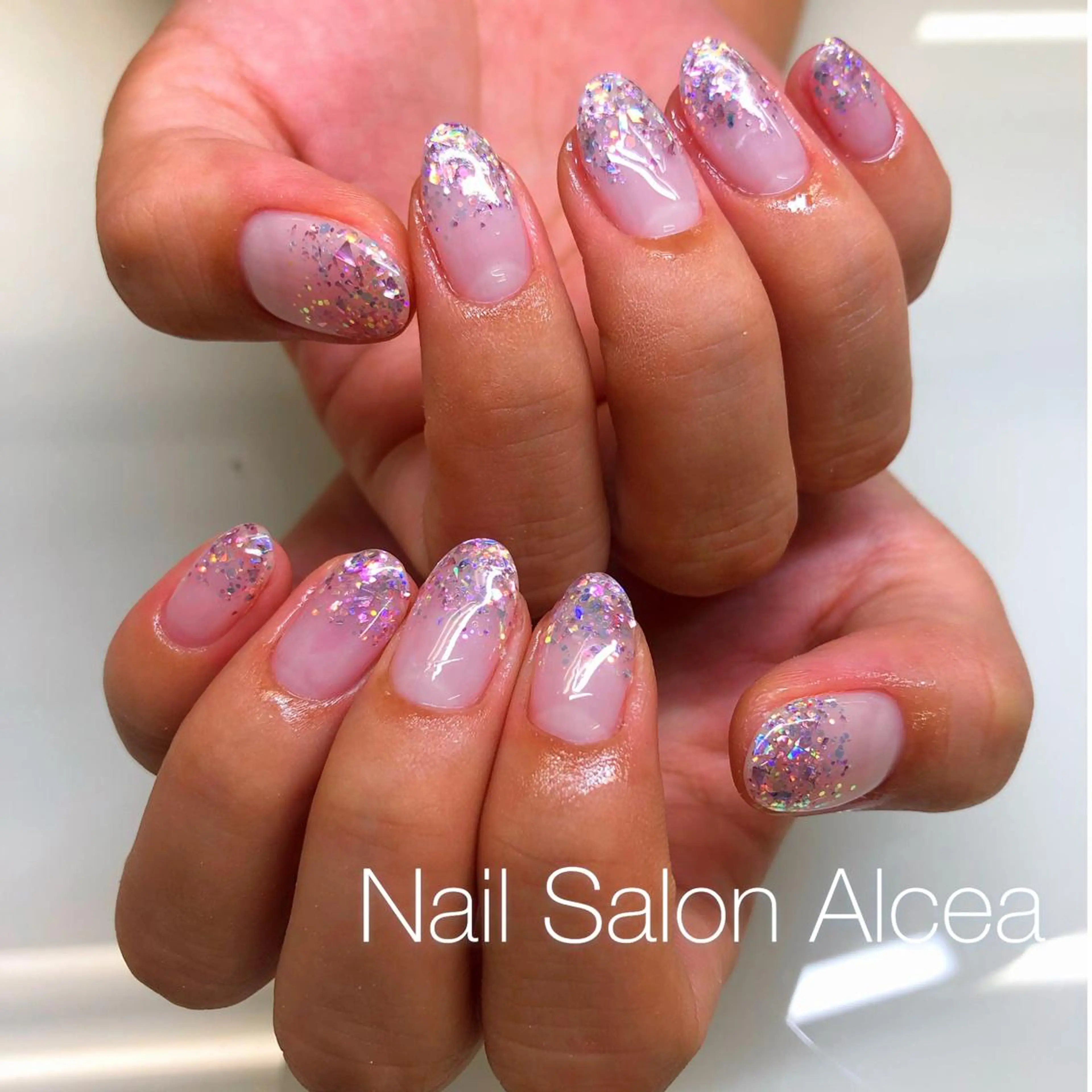 ネイル ラメ(グリッター) ラメグラデーション CHILO 木村のネイルデザイン