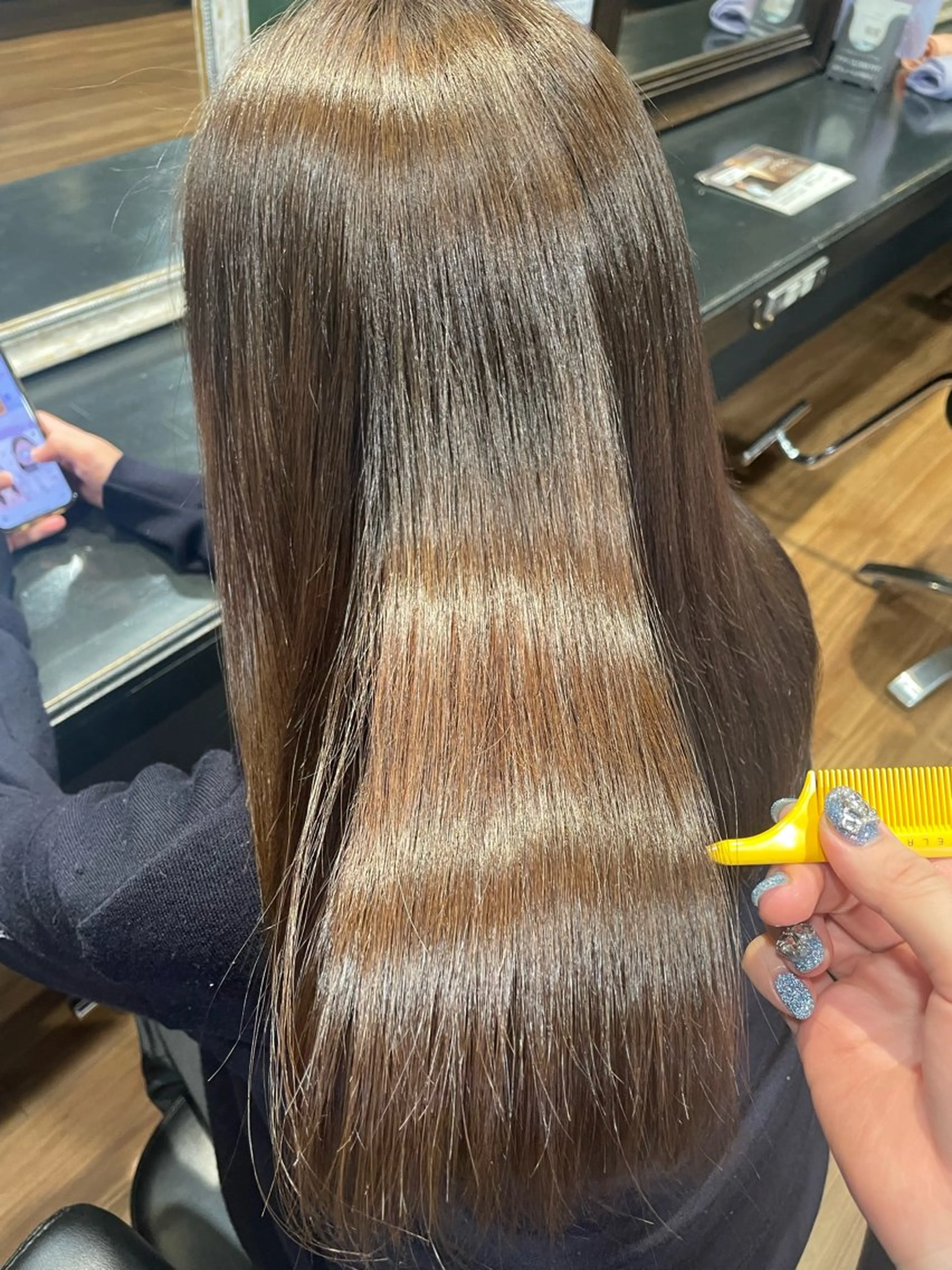セミロング カラー bond所属・つるさき ゆきえのヘアスタイル