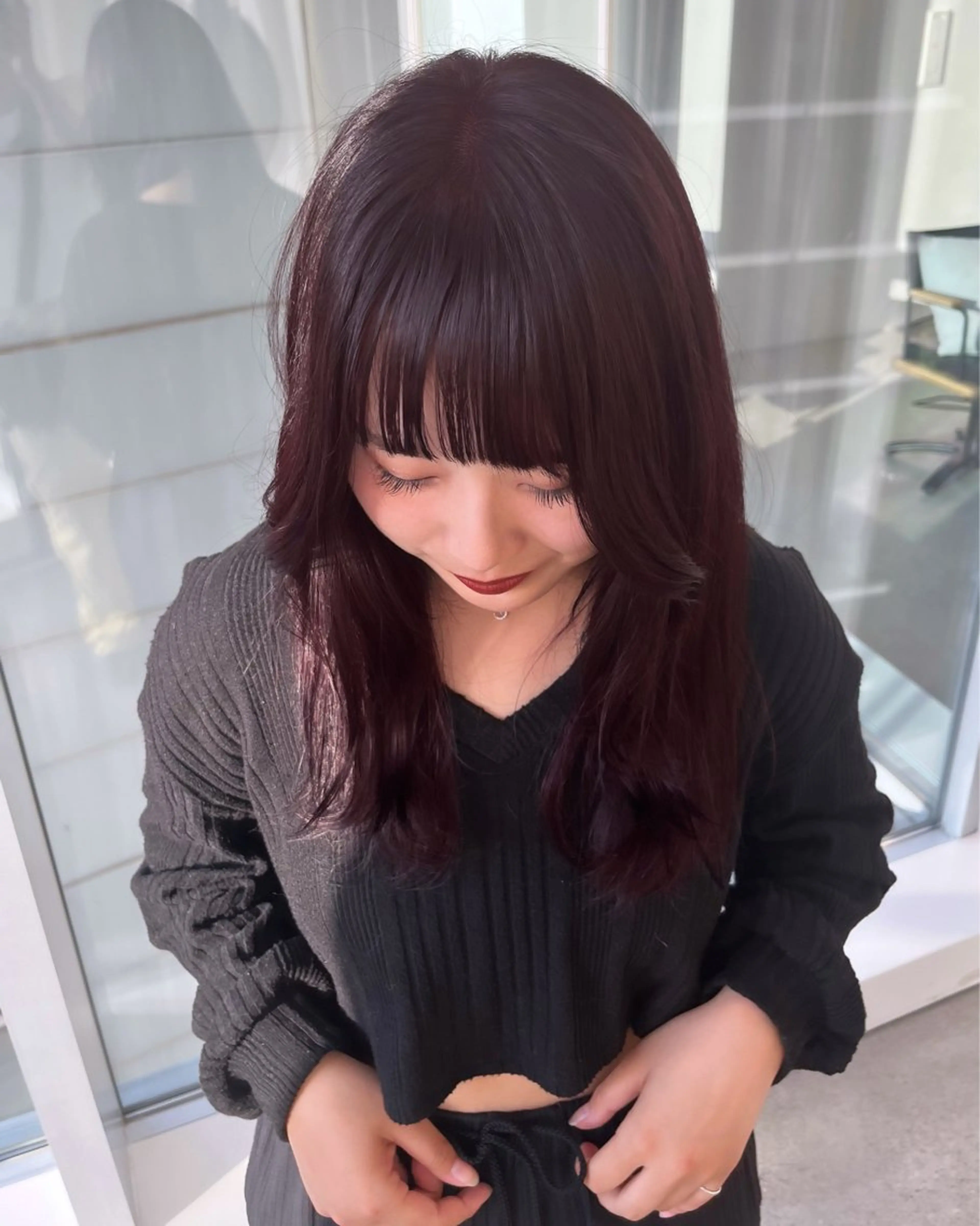 カラー ヘアカラー トリートメント ヘッドスパ 🍒暖色カラー🍒 ueno aiのヘアスタイル