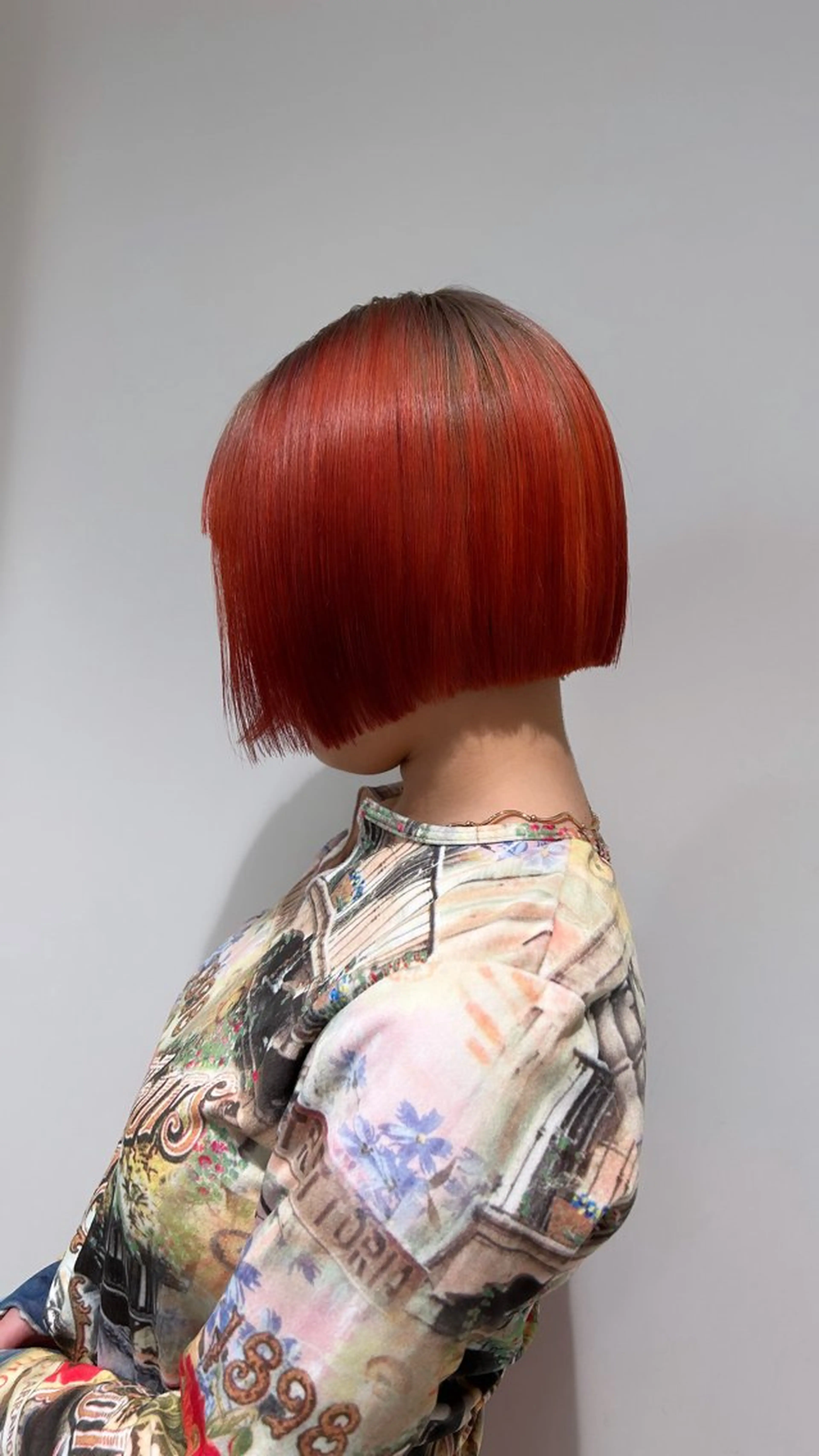 ショート カラー ベージュカラー オレンジ ボブ カット ヘアカラー トリートメント GO TODAY SHAIRE SALON 渋谷モディ所属・スキバサミを使わない カット🌼唯🌼のヘアスタイル