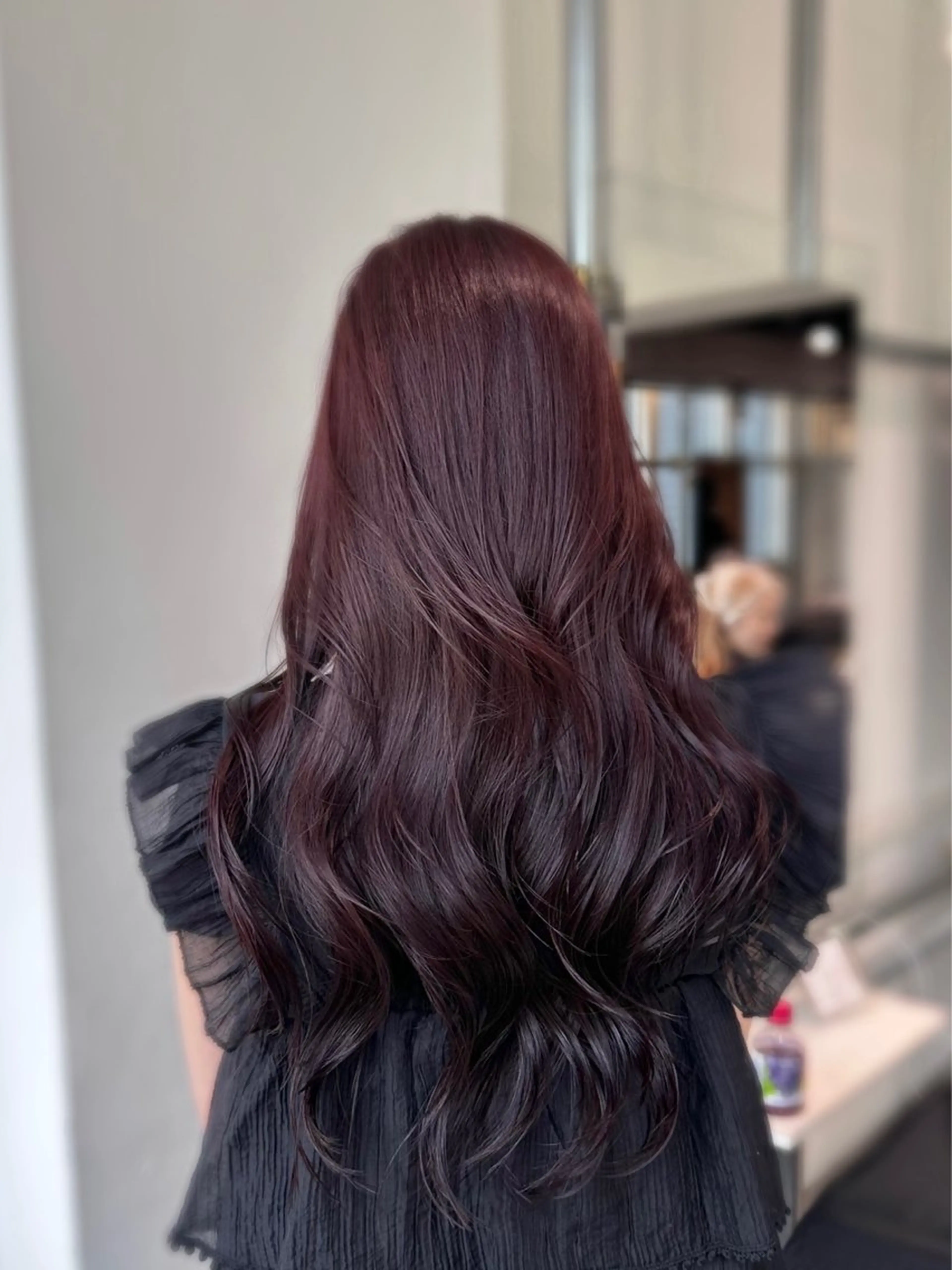 ロング カラー ヘアカラー トリートメント ブリーチしない 暖色colorのヘアスタイル