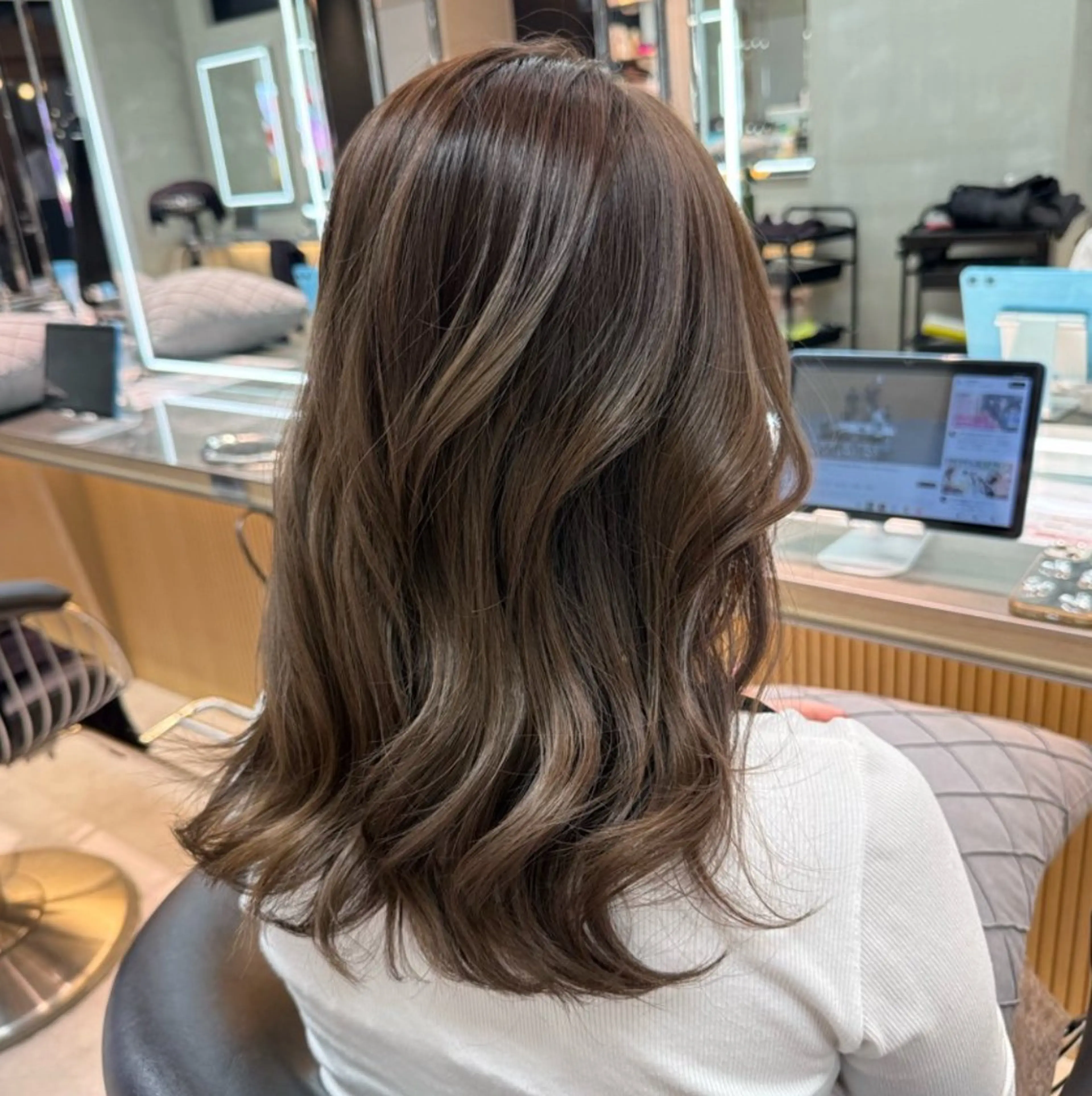 カラー ヘアカラー トリートメント NAO 艶カラー🌙* :ﾟのヘアスタイル