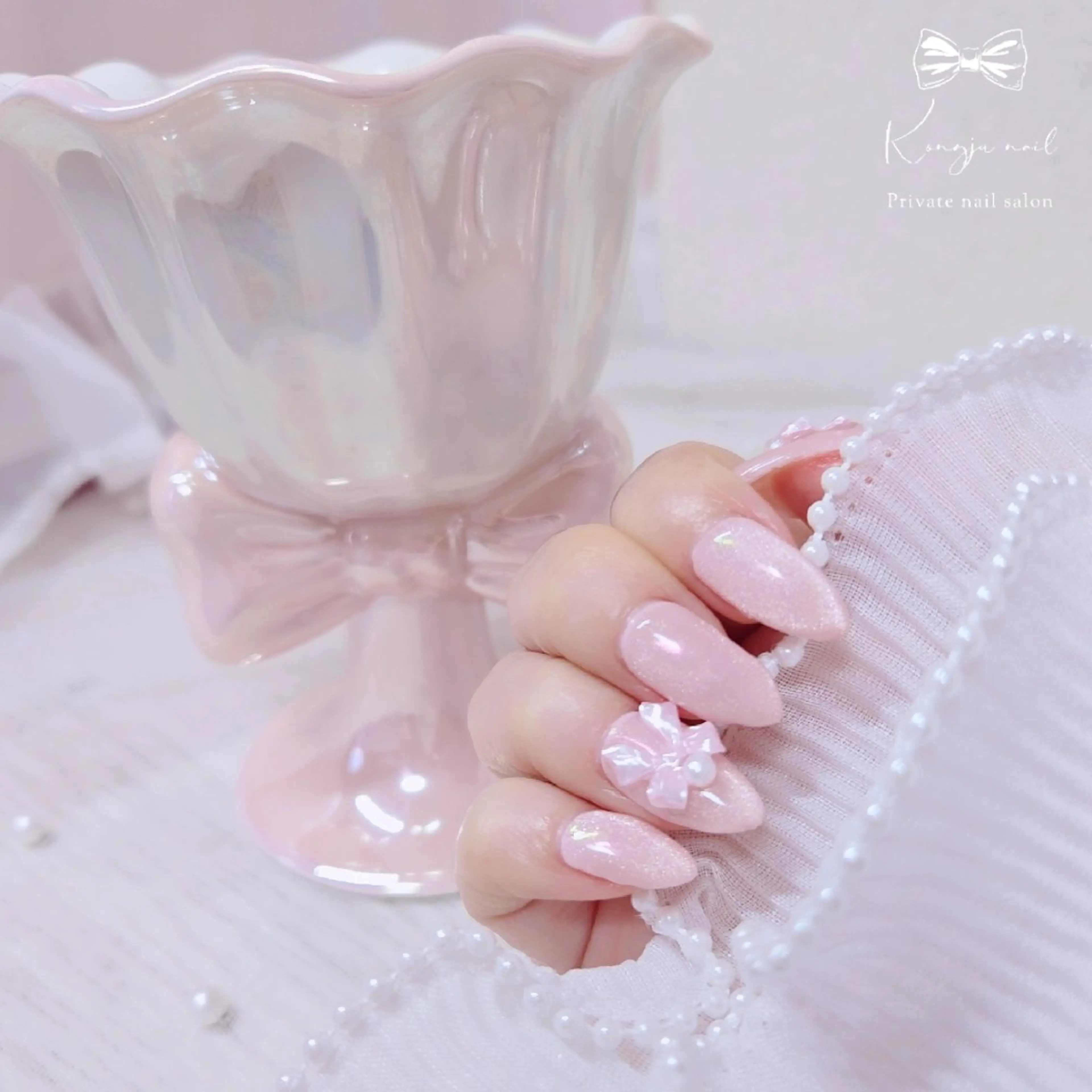 ネイル オーロラネイル マグネットネイル Kongju  nailのネイルデザイン