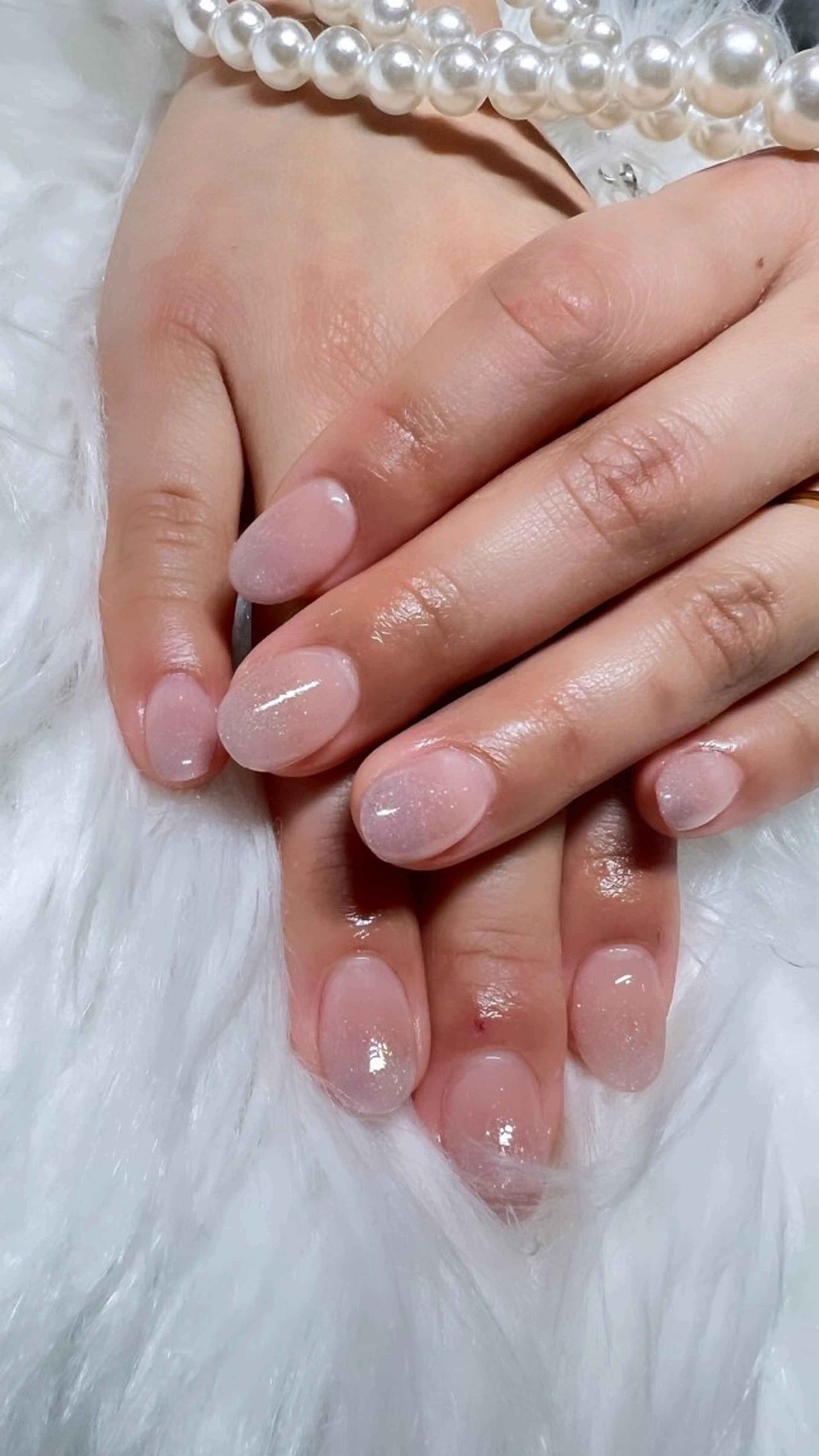 ネイル 長さ出し ラメ(グリッター) ラメグラデーション 88-nail. MAKIのネイルデザイン