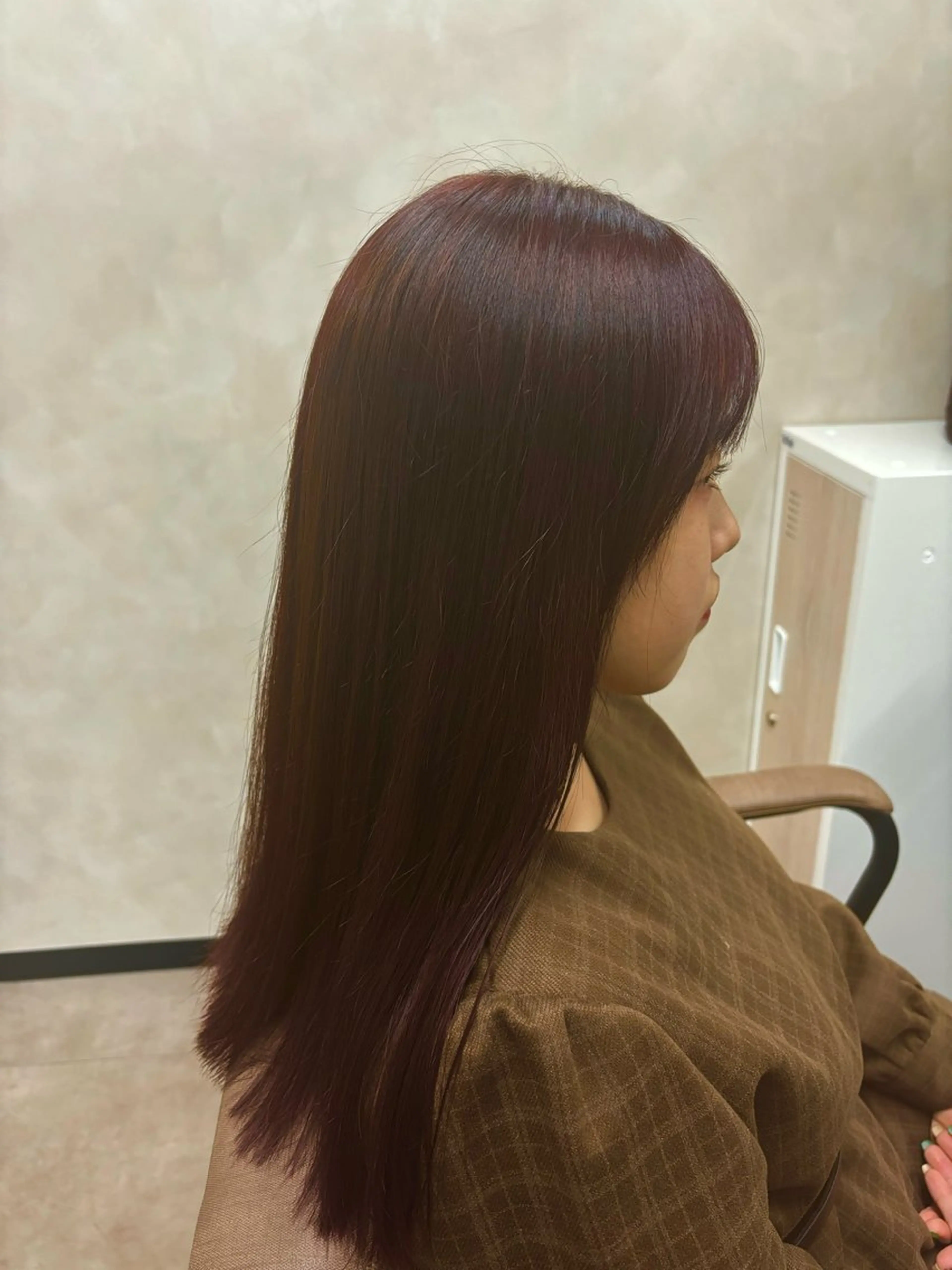 ロング カラー ブリーチ ブリーチなしカラー カット ヘアカラー トリートメント 竹内 滉太のヘアスタイル