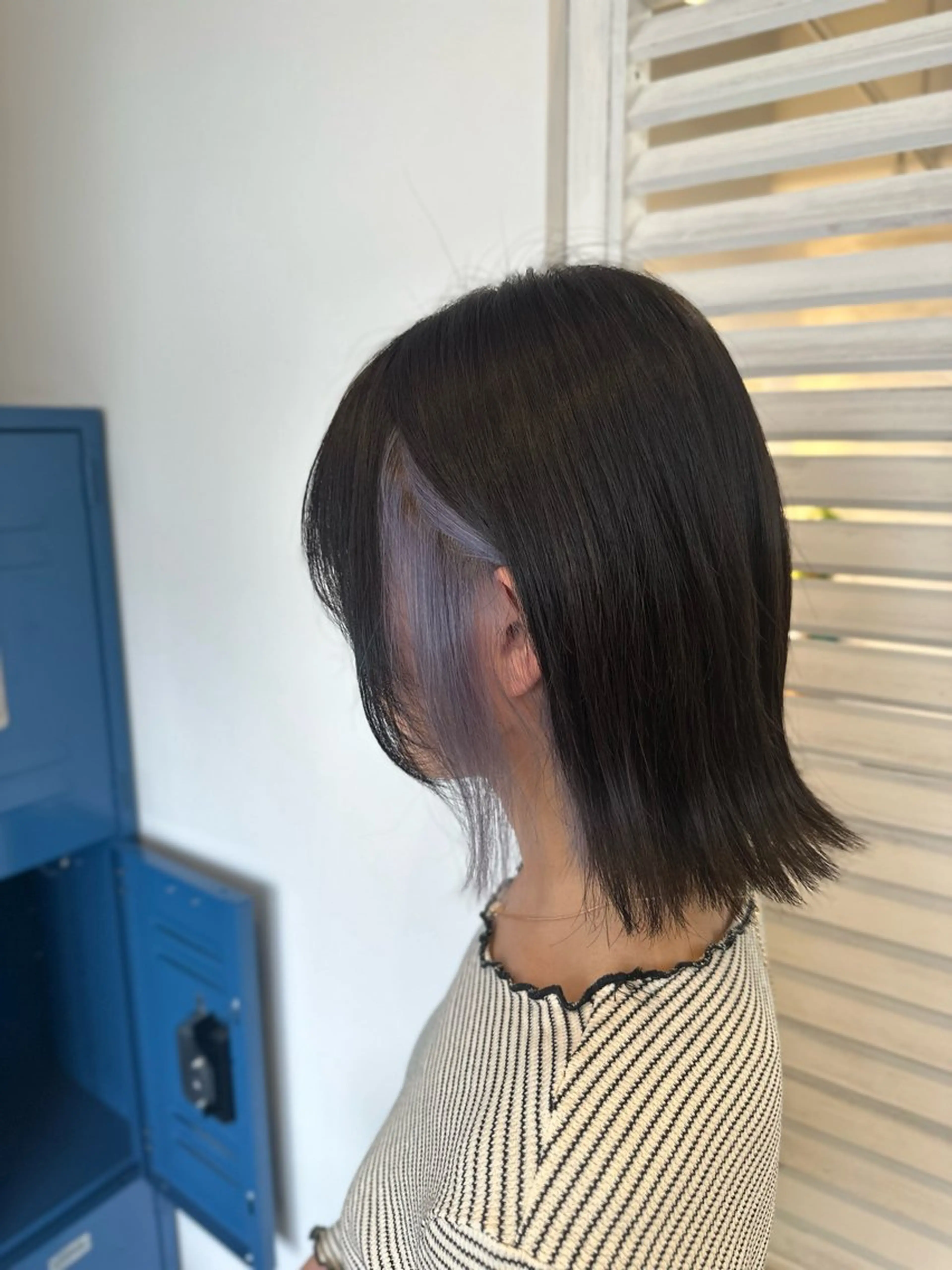 ミディアム ヘアカラー 下島 優人のヘアスタイル