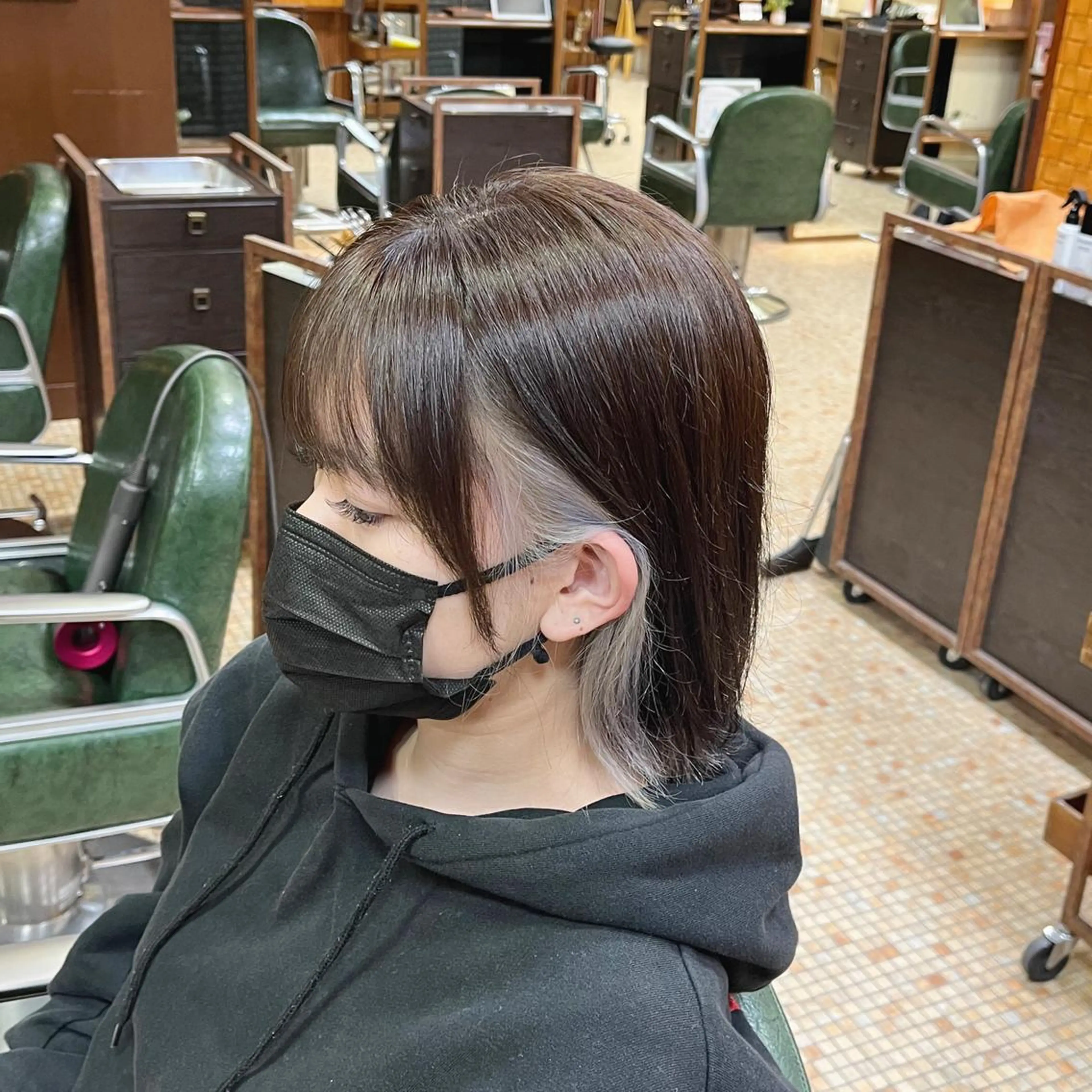 ミディアム カラー ブリーチ 髪質改善period.赤坂　美容室所属・✨髪質改善✨ period.永松のヘアスタイル
