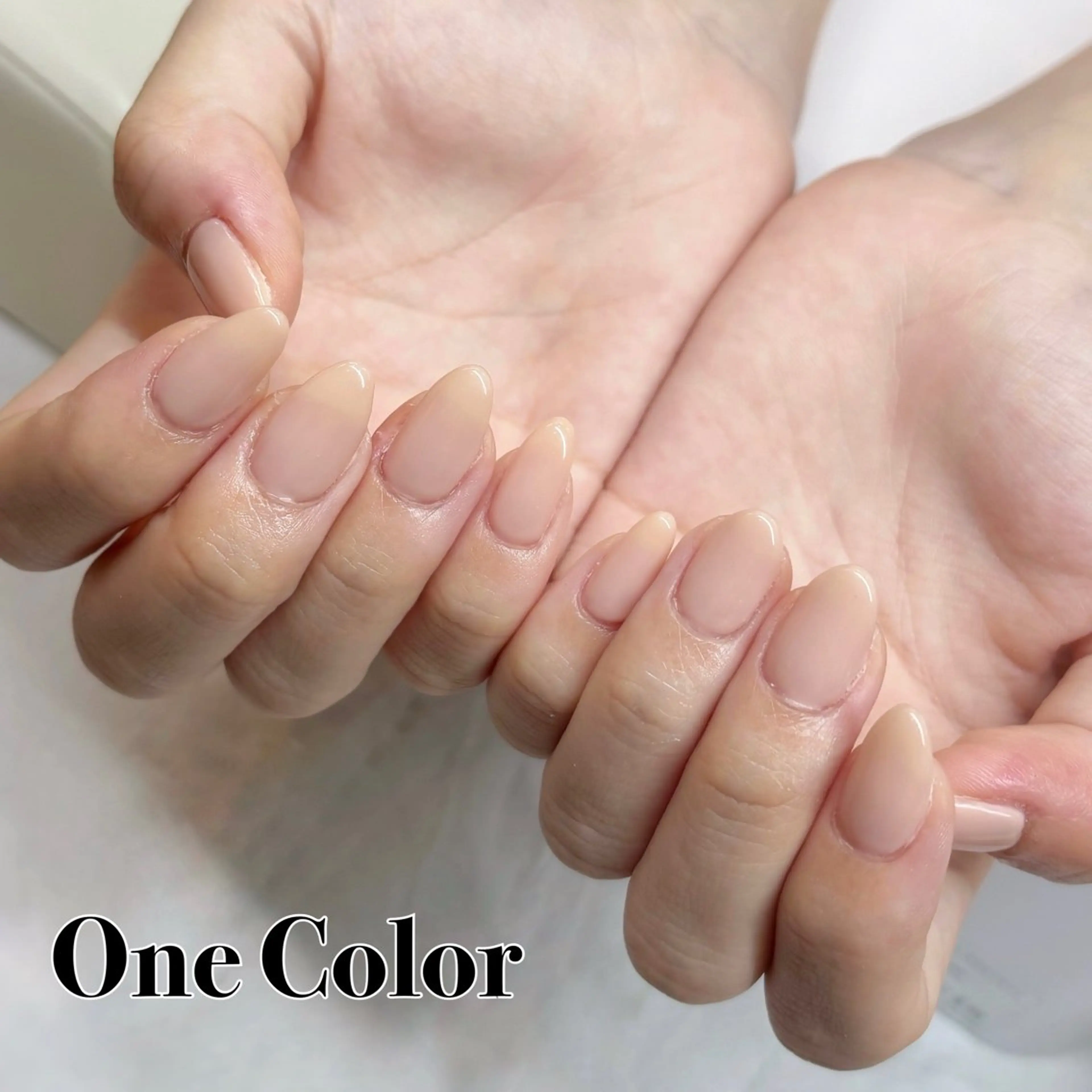 ネイル ワンカラーネイル 【モデル募集中】 hina🌼のネイルデザイン
