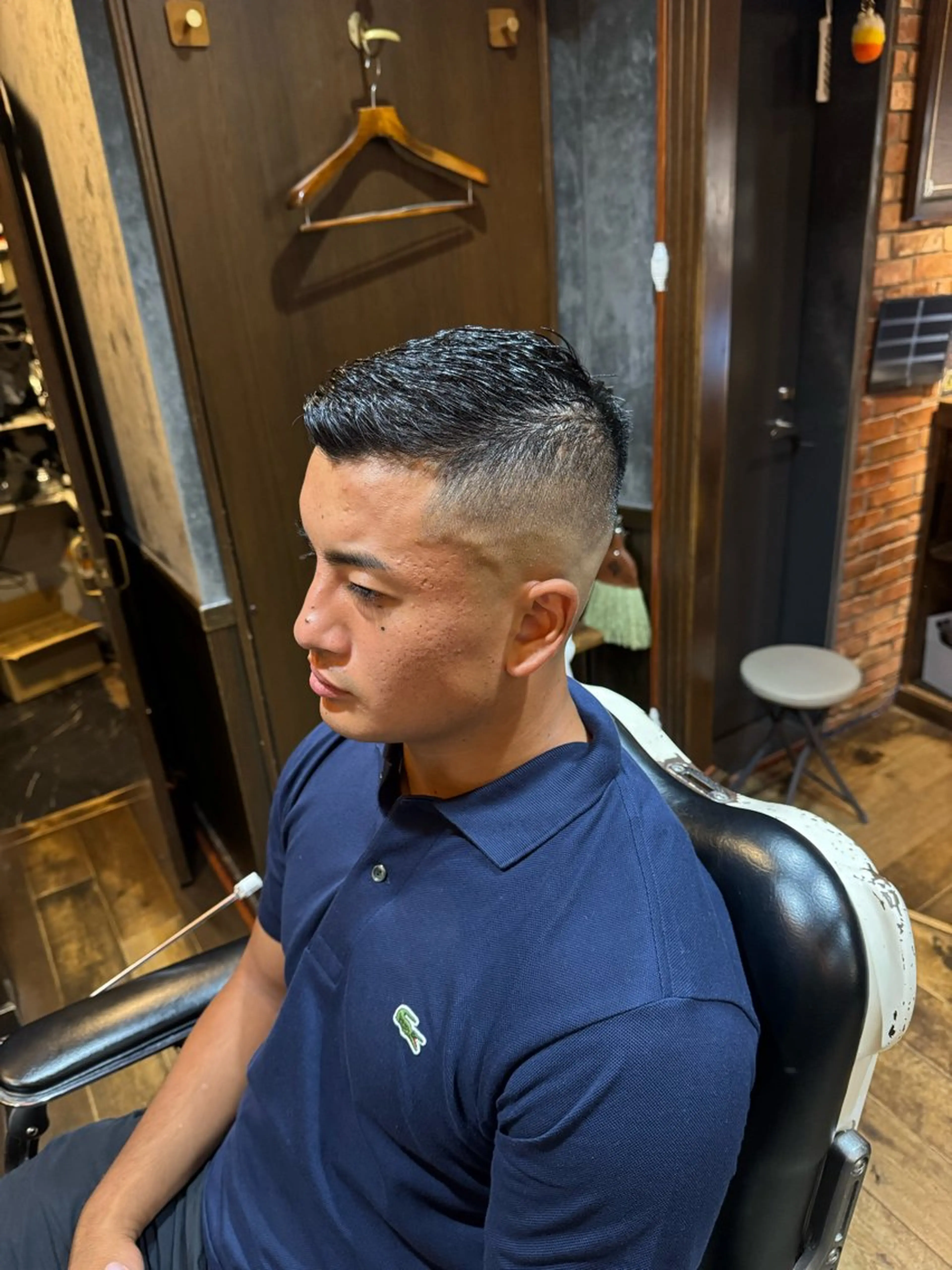 ショート メンズ HIRO GINZA barber shop 横浜店所属・ヒロ銀座　無料 フェード　細内のヘアスタイル