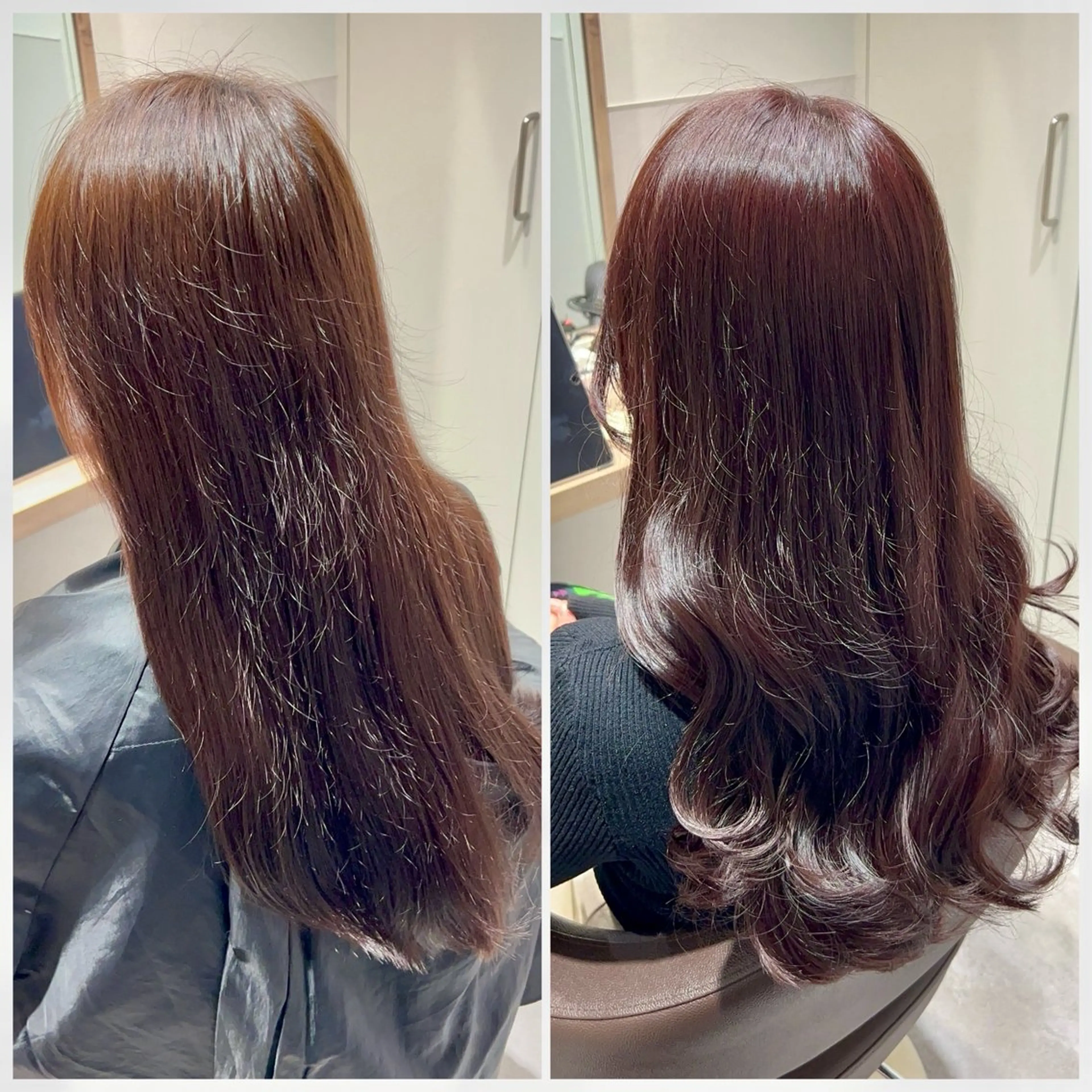 セミロング カラー ヘアカラー SALOWIN 神戸三宮店所属・【三宮/ブリーチ なしカラー】高田祐也のヘアスタイル