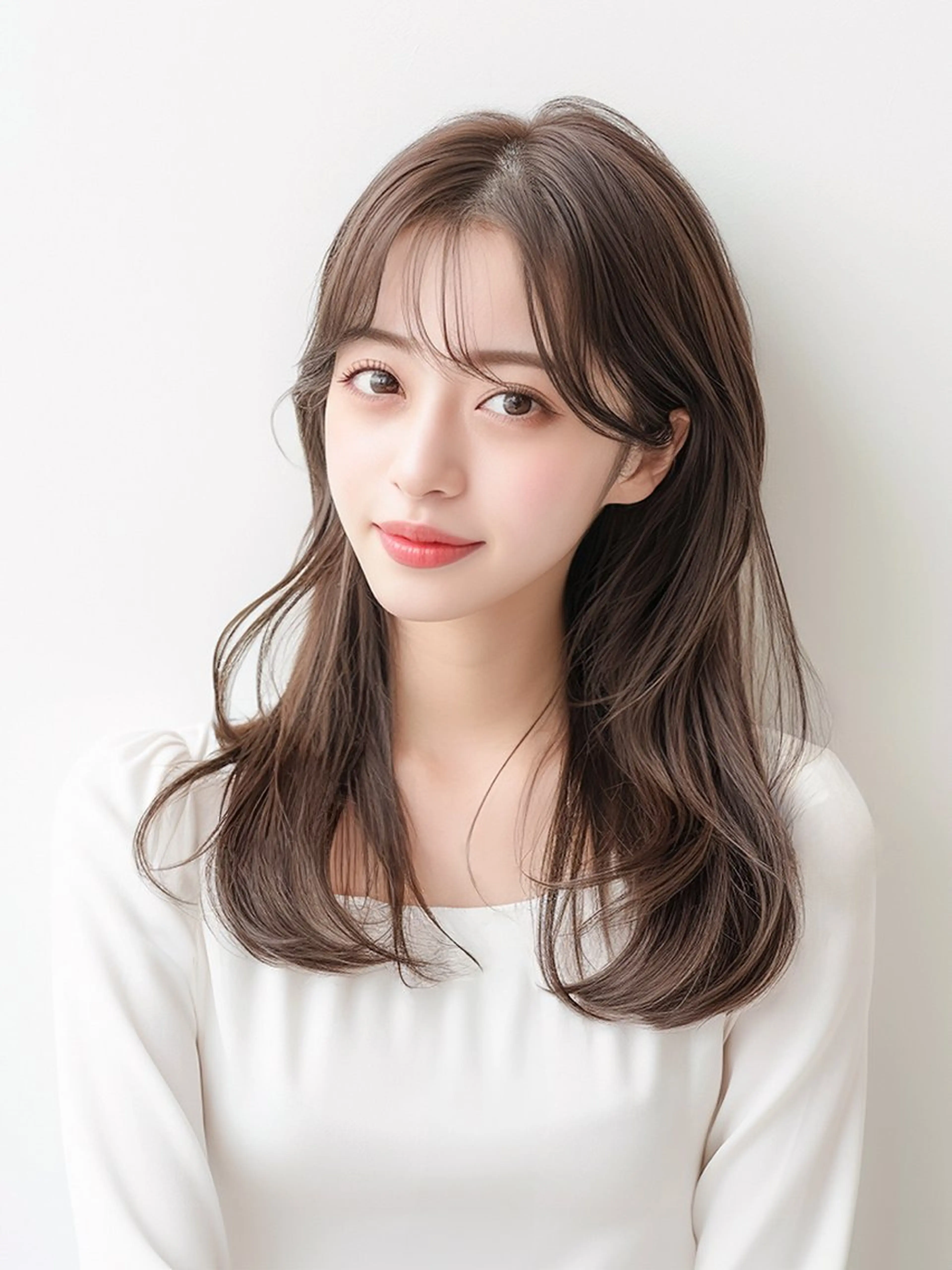 セミロング カラー ヘアカラー トリートメント ヘアセット 中村 優太のヘアスタイル