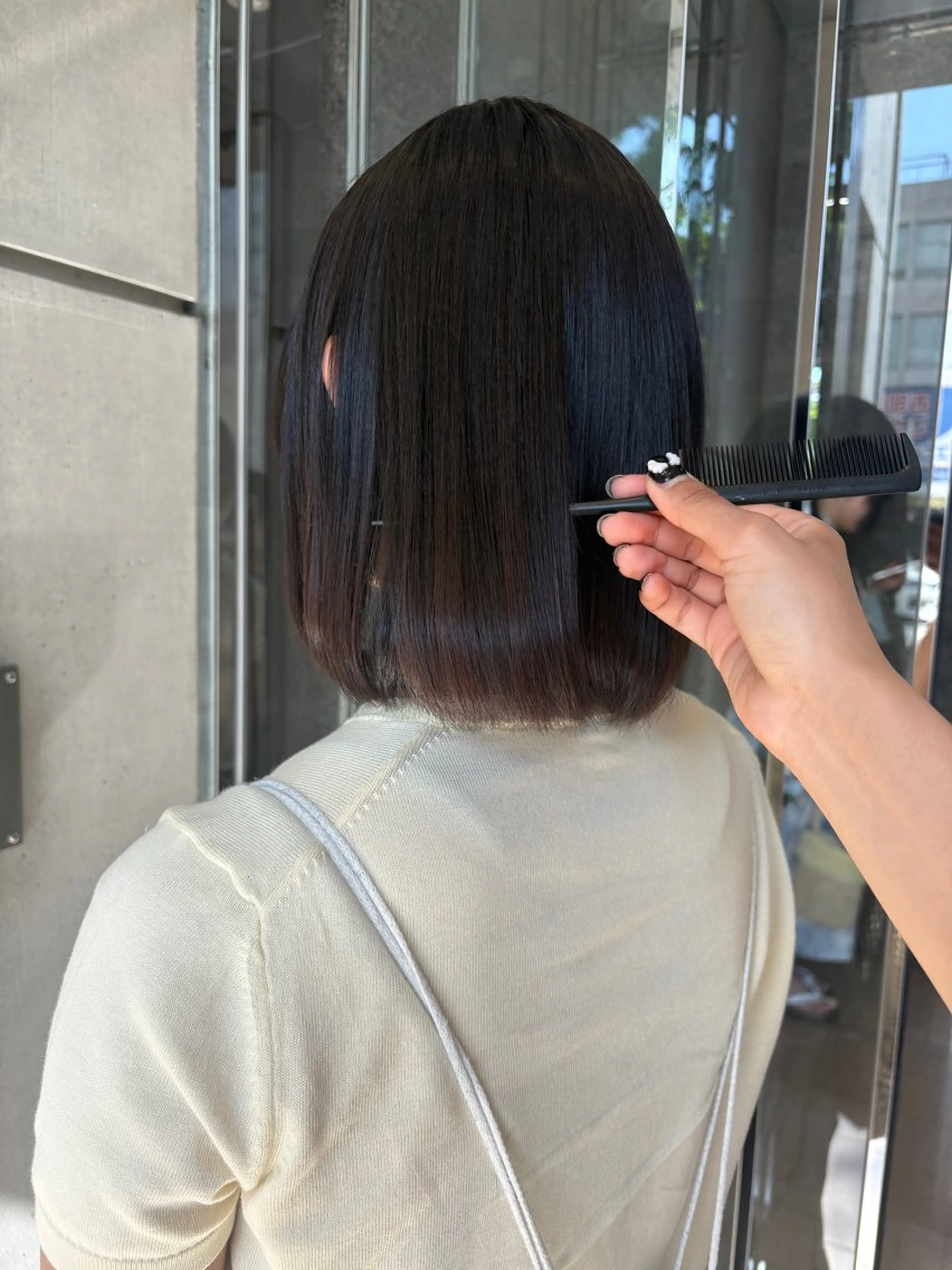 ショート 縮毛矯正 abe yuikaのヘアスタイル