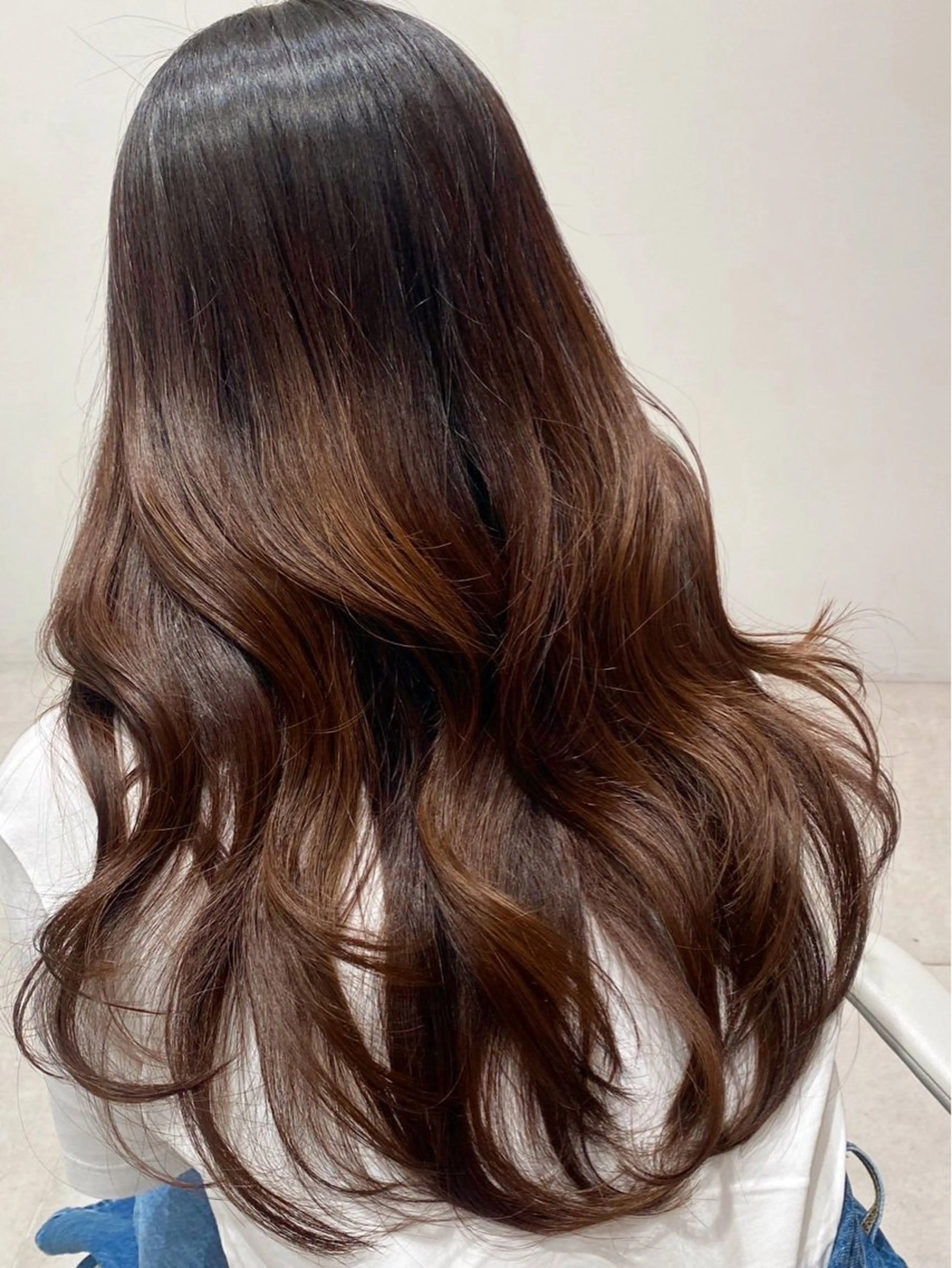 ロング 透明感カラー/似合わ せ前髪/柴田礼空のヘアスタイル