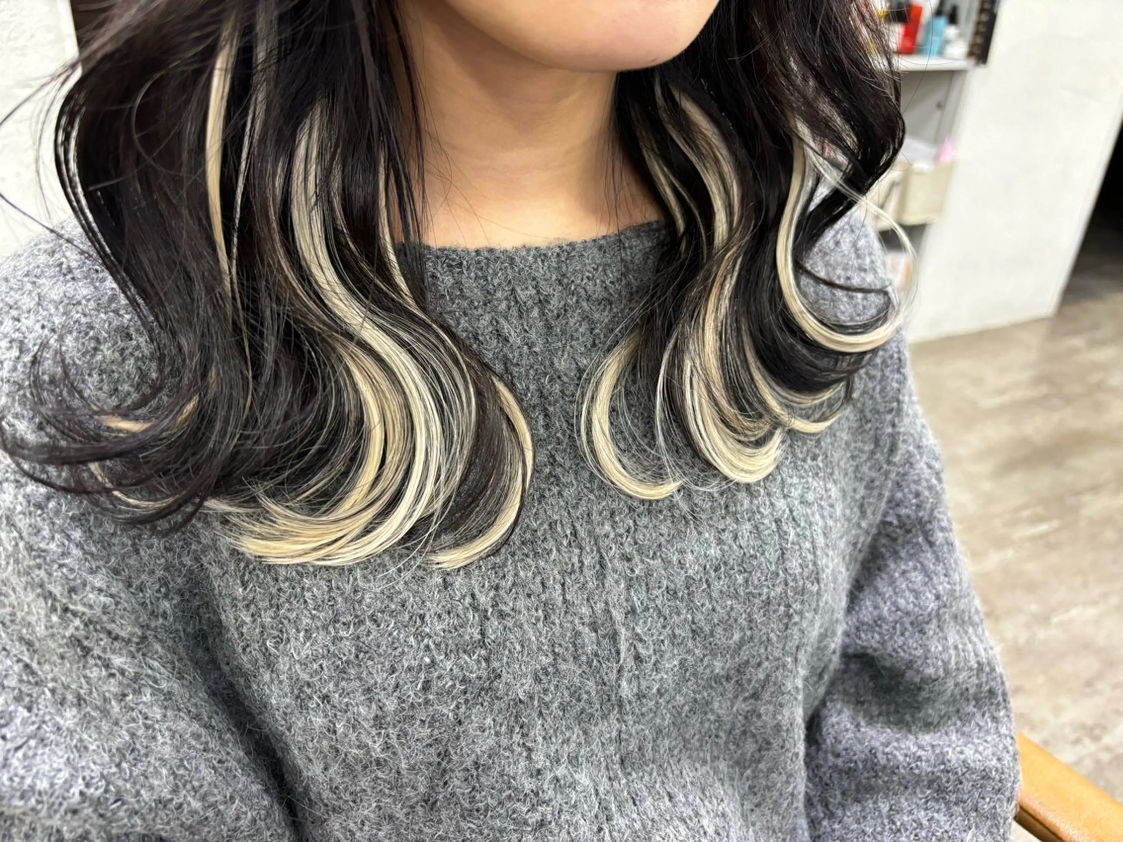 セミロング エクステ 🦋エクステインナー カラーYūka🦋のヘアスタイル