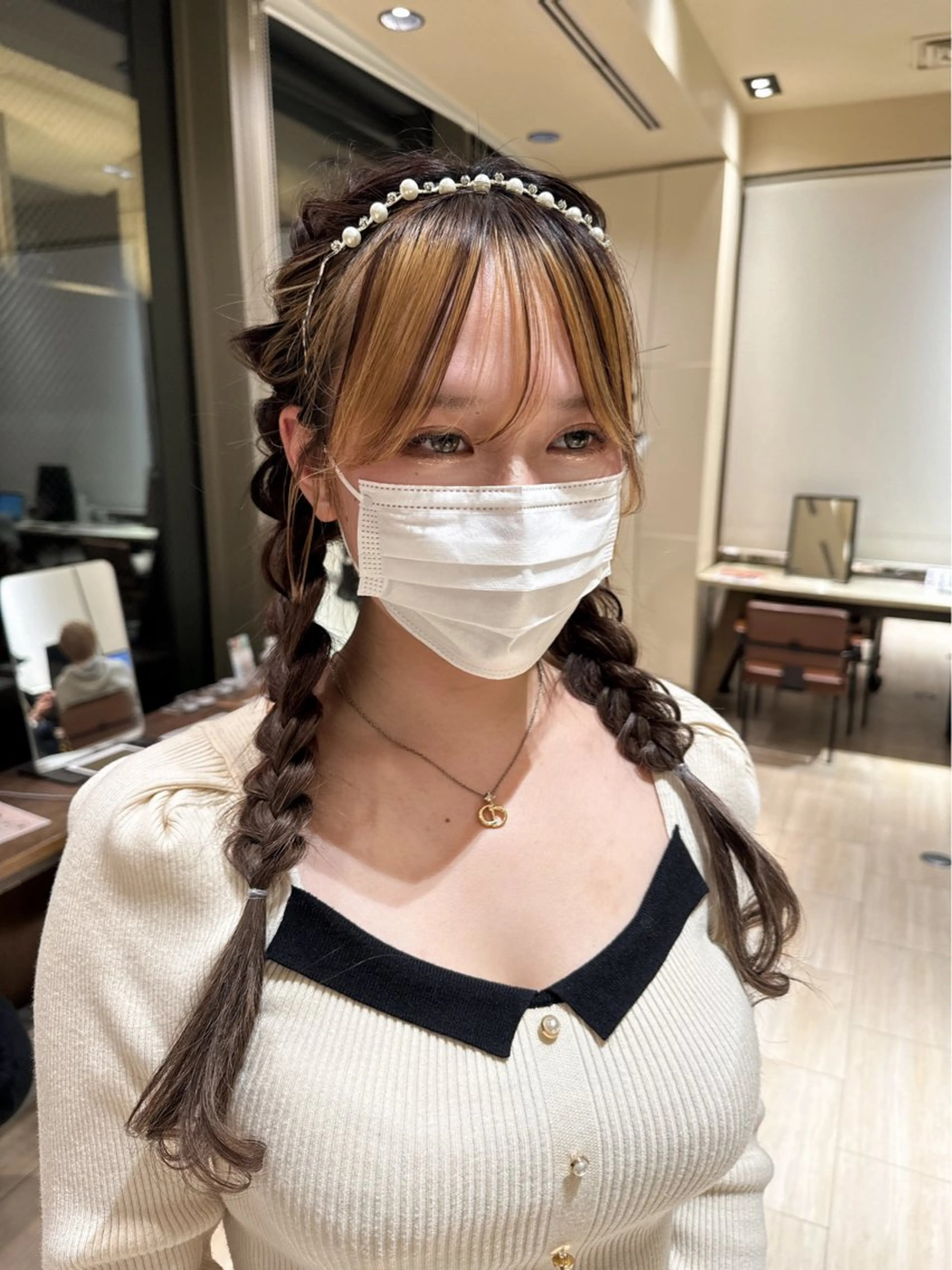 セミロング カラー 吉祥寺エクステ 🌟hiraiのヘアスタイル