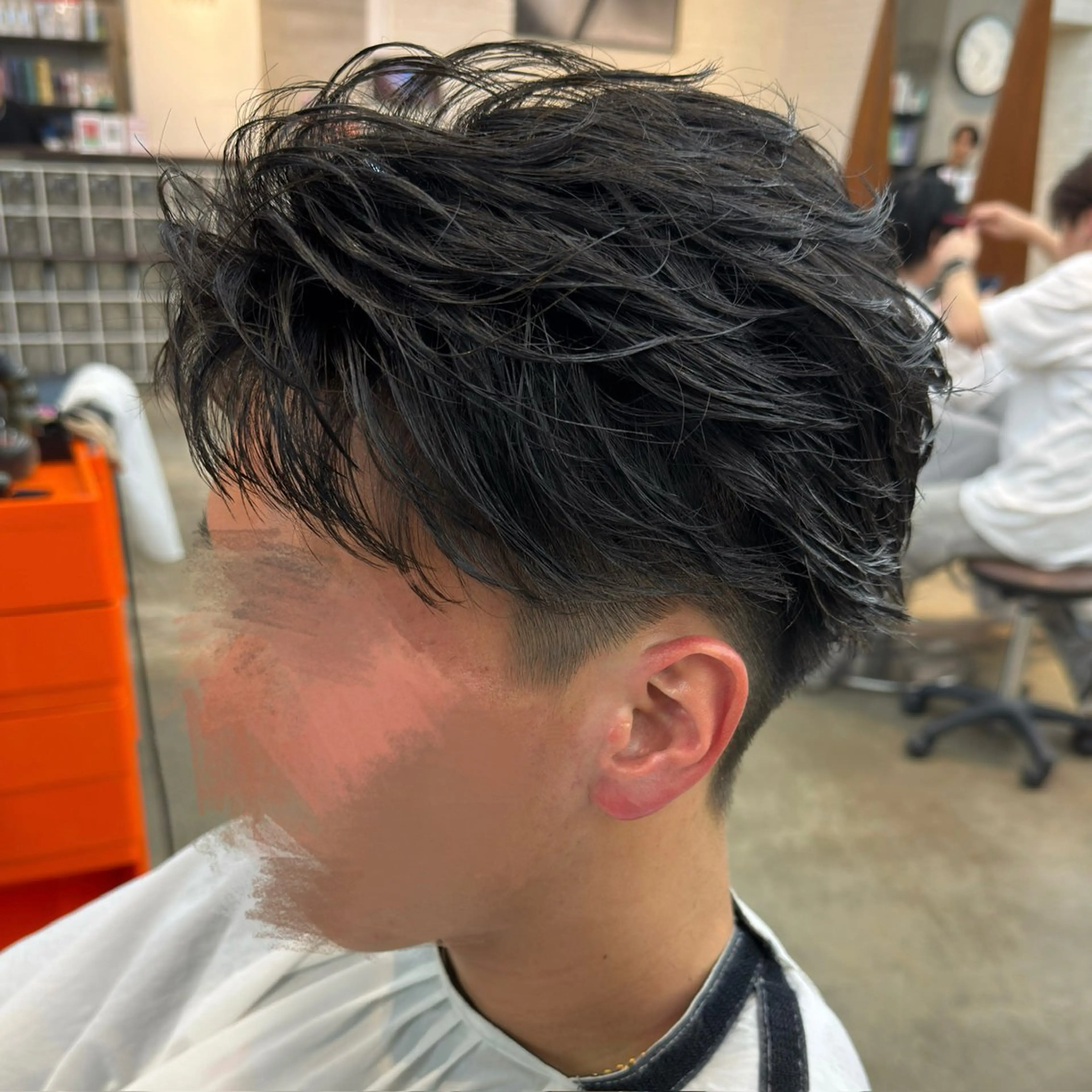 メンズ メンズパーマ カット パーマ 渋谷メンズ特化 佐橋世奈のヘアスタイル