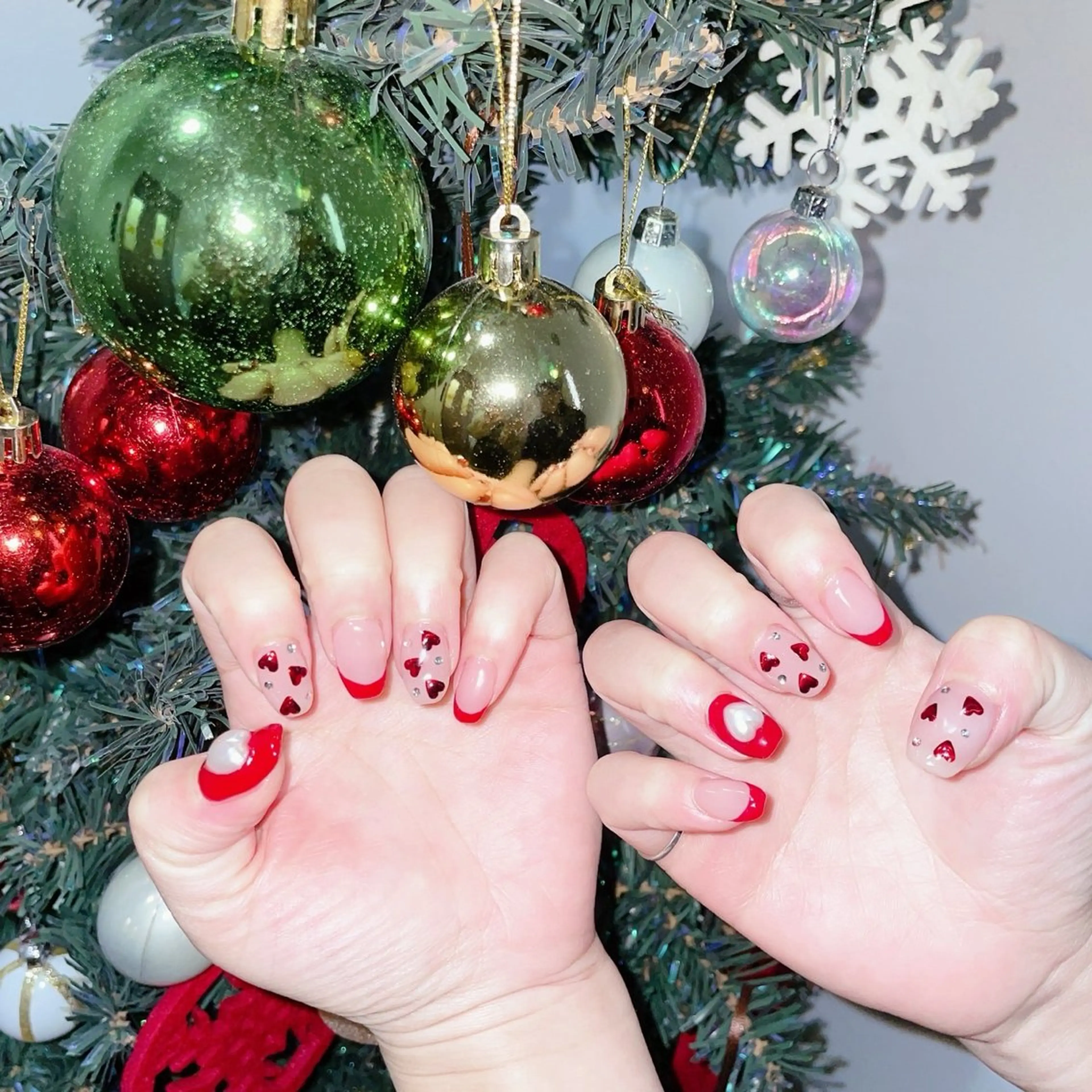 セミロング ハンドネイル ハンドケア 💜MIYA nail川崎店のネイルデザイン