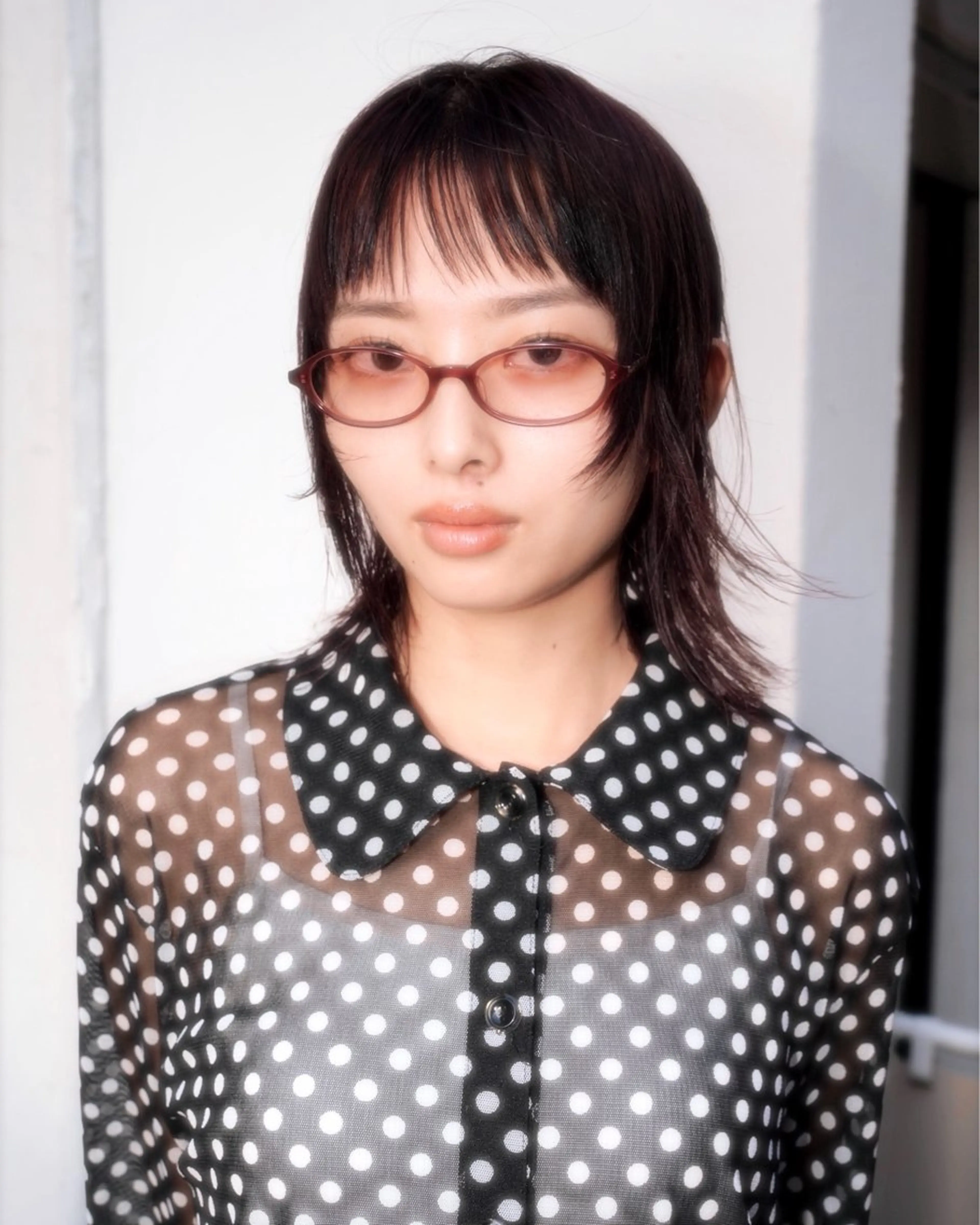 ショート カラー ブリーチ ブリーチなしカラー レイヤーカット ウルフカット カット ヘアカラー トリートメント 似合わせデザイン ブリーチ栄Kaitoのヘアスタイル