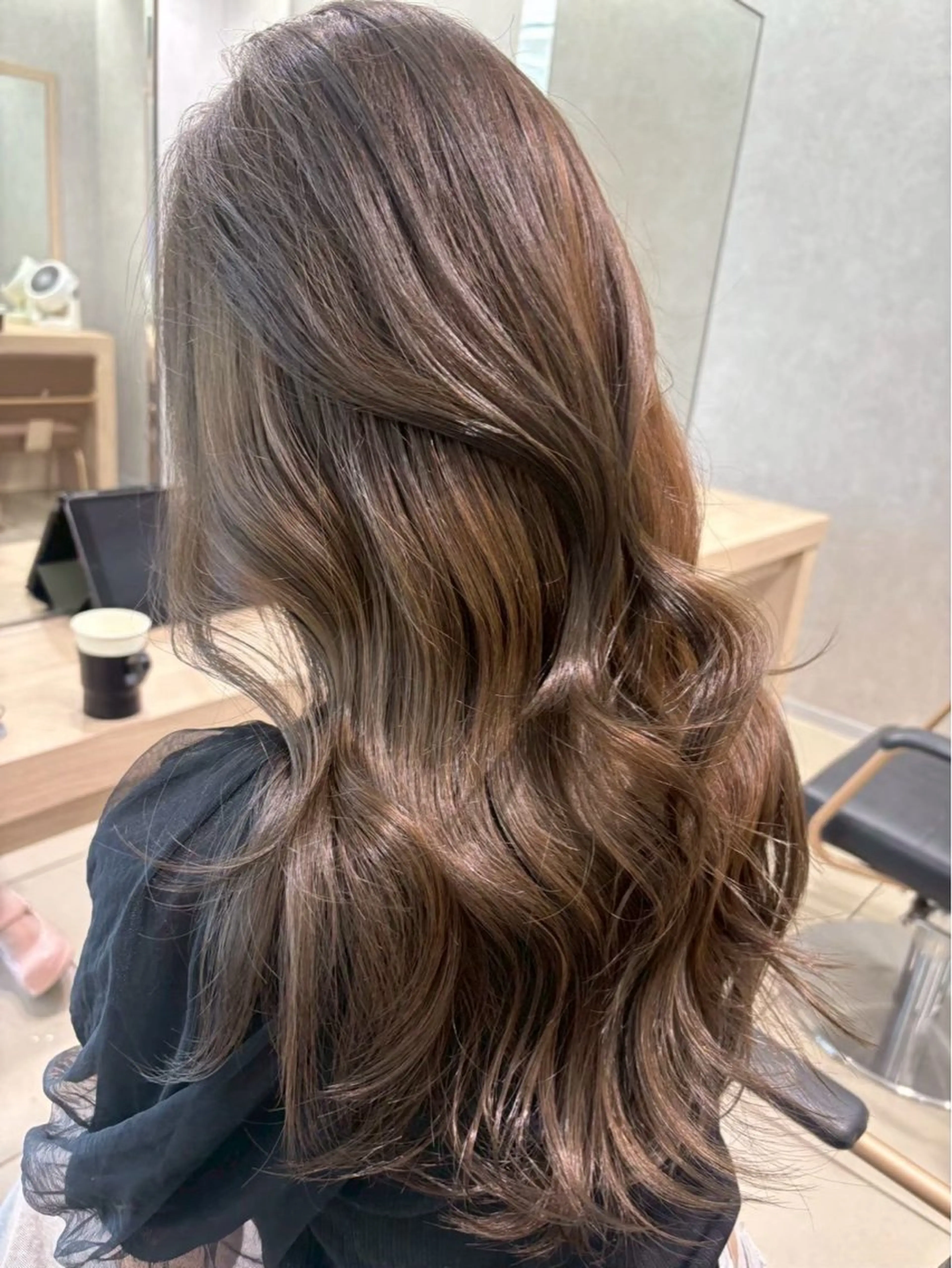 ロング カラー Ash高幡不動店所属・｢縮毛矯正／カラー｣ /たいせいのヘアスタイル