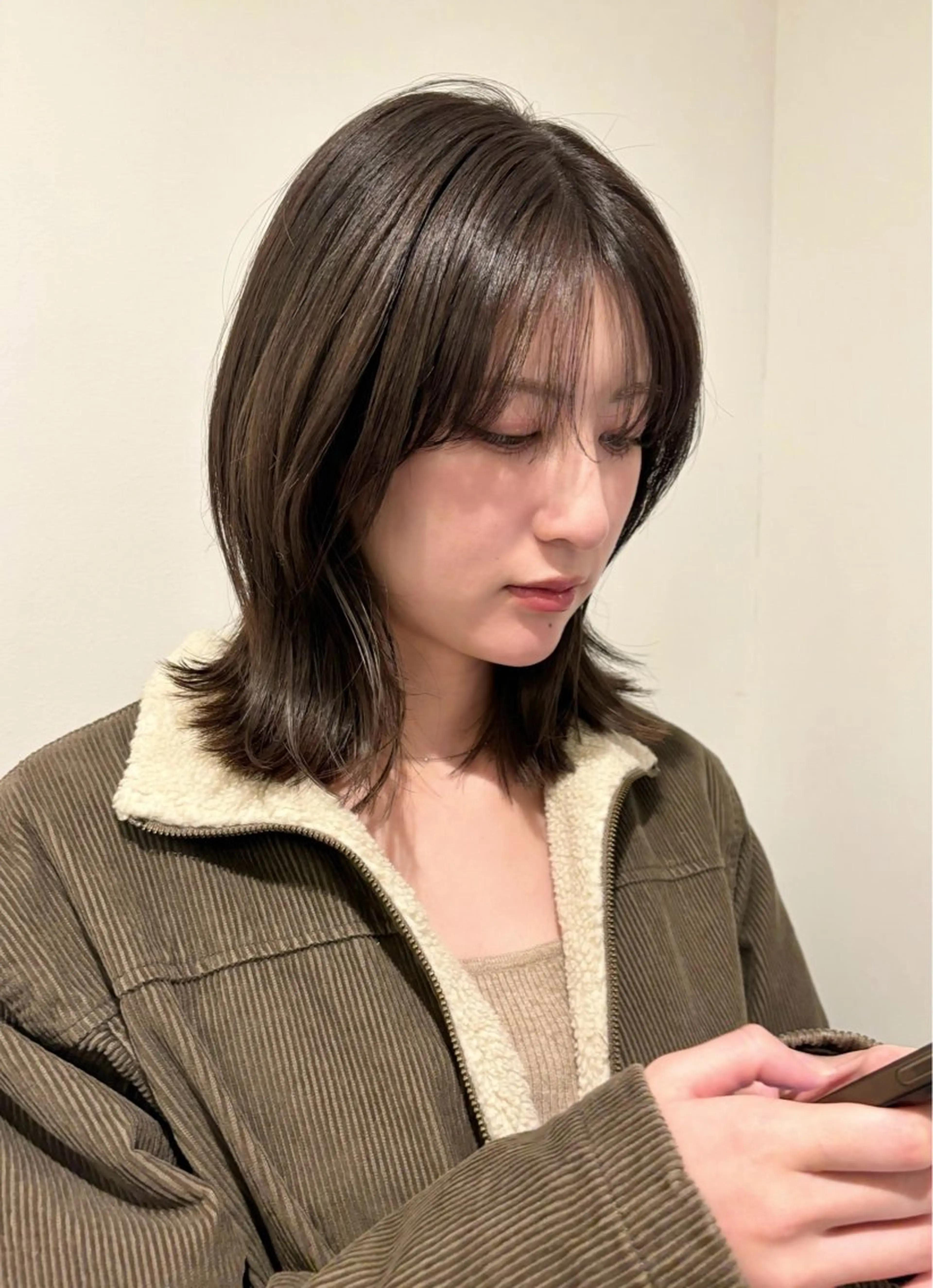 カラー rizu ボブヘアのヘアスタイル