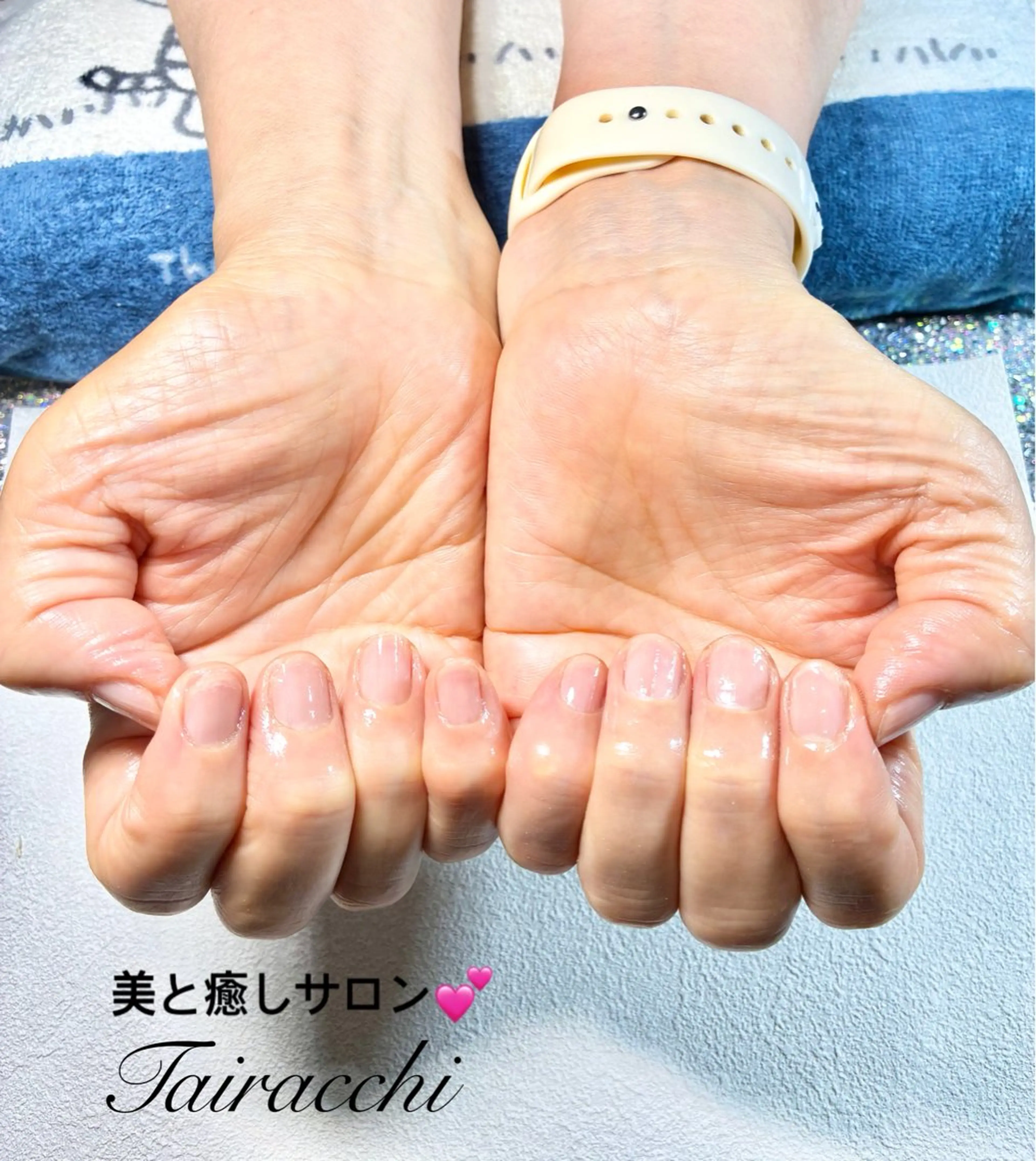 ネイル ラメ(グリッター) ハンドケア Tairacchi ﾀｲﾗｯﾁのネイルデザイン