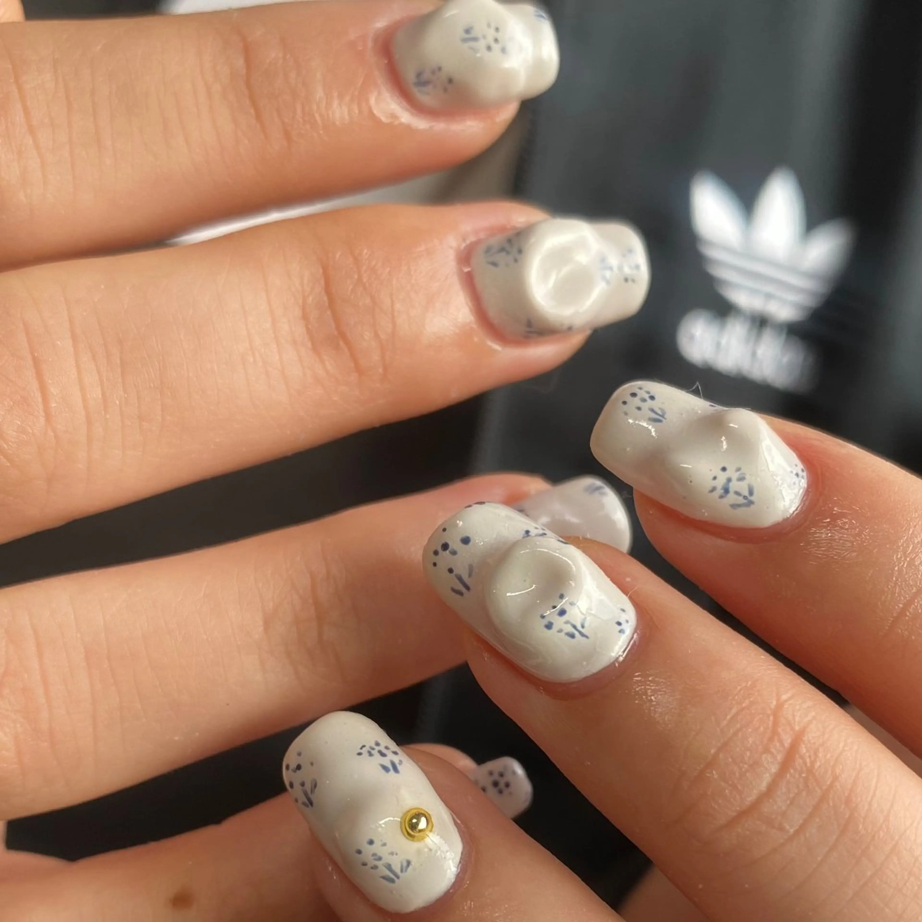 メンズ ネイル ハンドネイル akari✨ 韓国風、メンズネイルのネイルデザイン