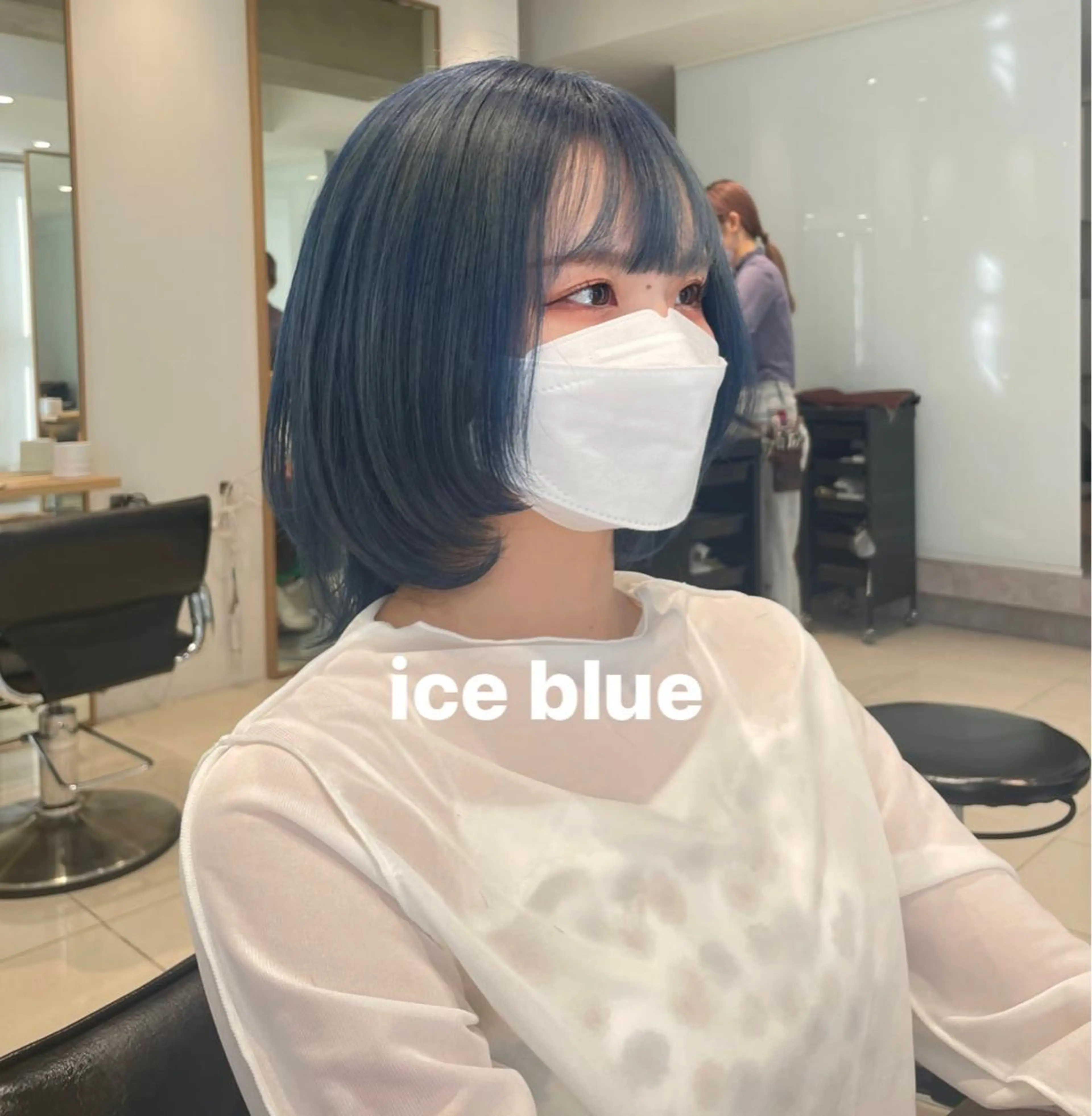カラー ブリーチ ハイトーンカラー ヘアカラー トリートメント ヘッドスパ ヘアセット レイヤー/ハイトーン /寒色/miko🪽のヘアスタイル